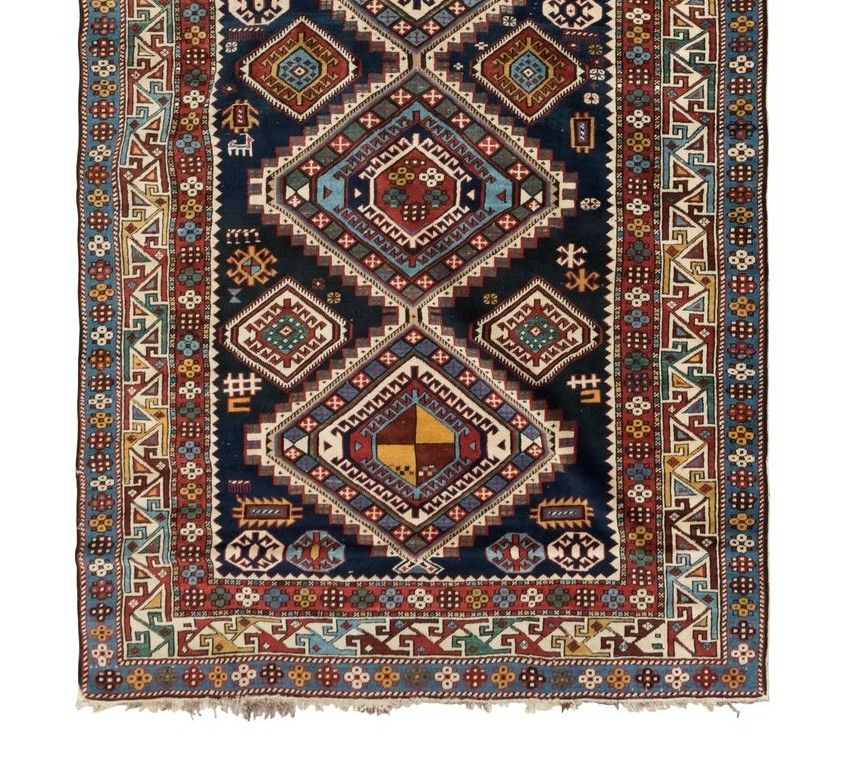 5x9 Ft Antique Shirvan Rug, East Caucasus, Late 19th Century photo for sale