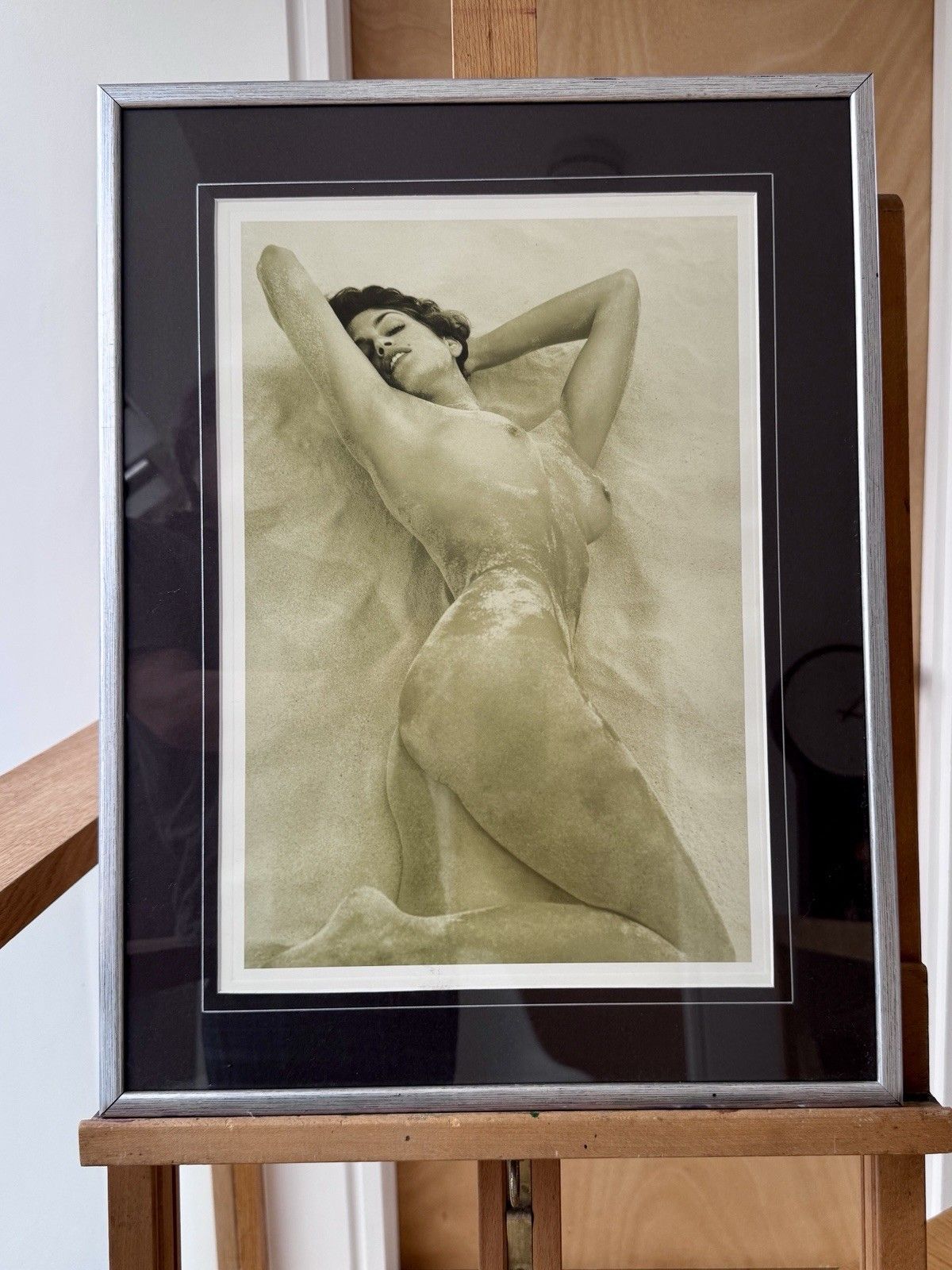 Cindy Crawford Nude, 1994 Pirelli Calendar Print, Photographed By Herb Ritts