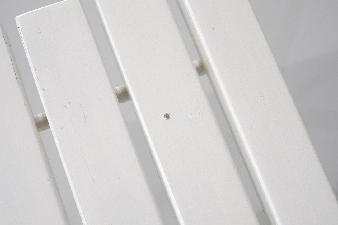 photo buy Bench " 400 " In White Wood By Harry Bertoia For Knoll International.