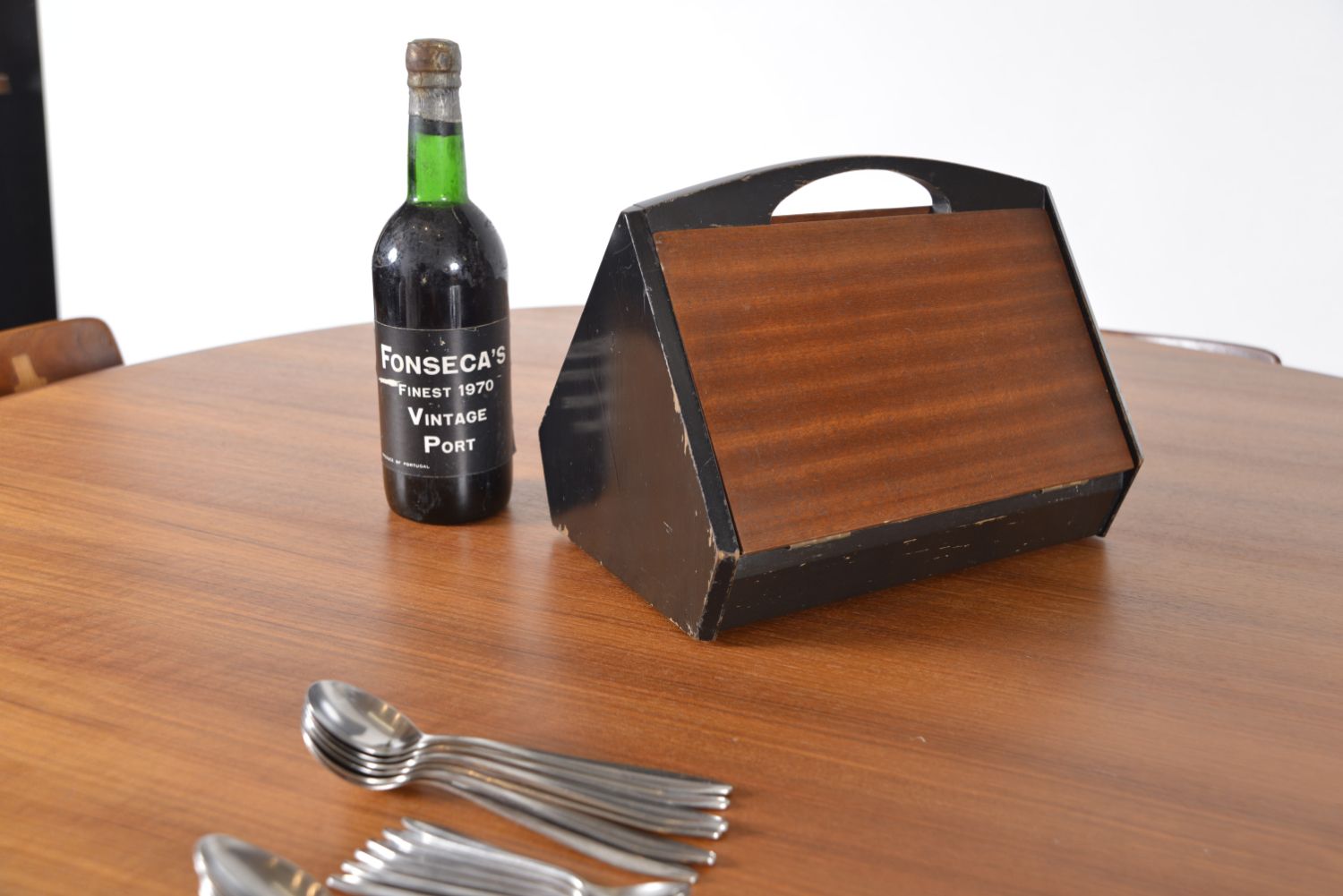 Midcentury Cased Norstaal Inka Stainless Steel 6 Setting Cutlery Set Erik Herlow Norway photo Home Decor