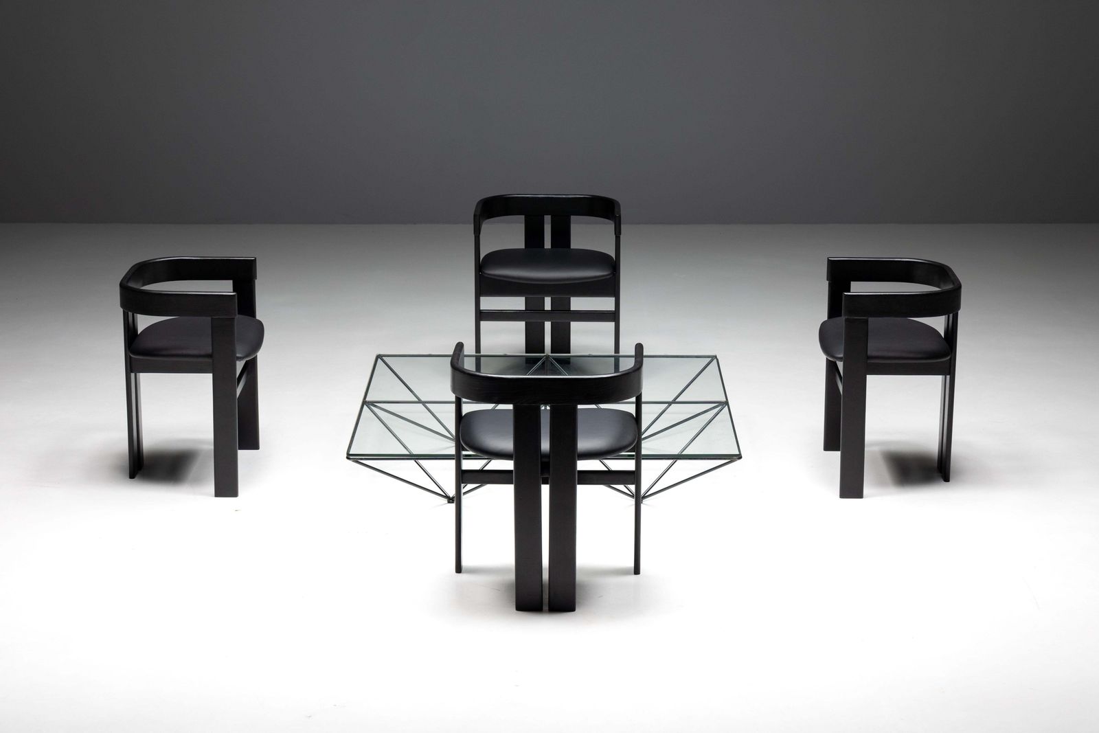photo buy Pigreco Chairs By Tobia Scarpa For Tacchini, Italy, 1960s