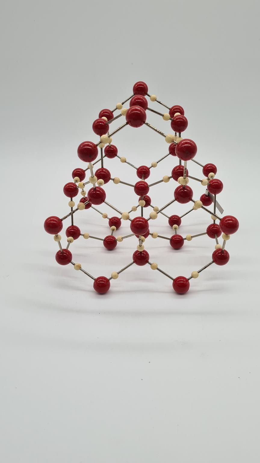Molecular Model Of Ice Crystal, Vintage, Mid Century, Czechoslovakia, 1950s. photo 260.0