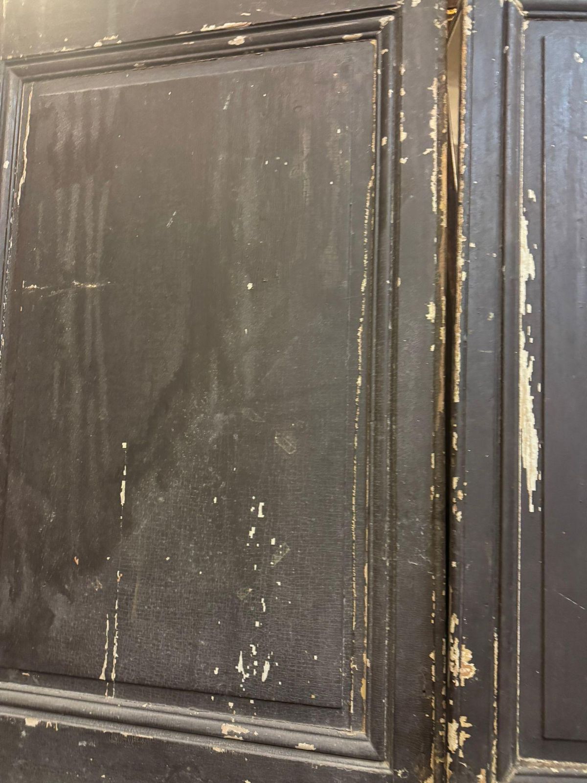 Entrance Door, Main Door, Double Wing, Black Lacquered, Italy photo Home Fixtures