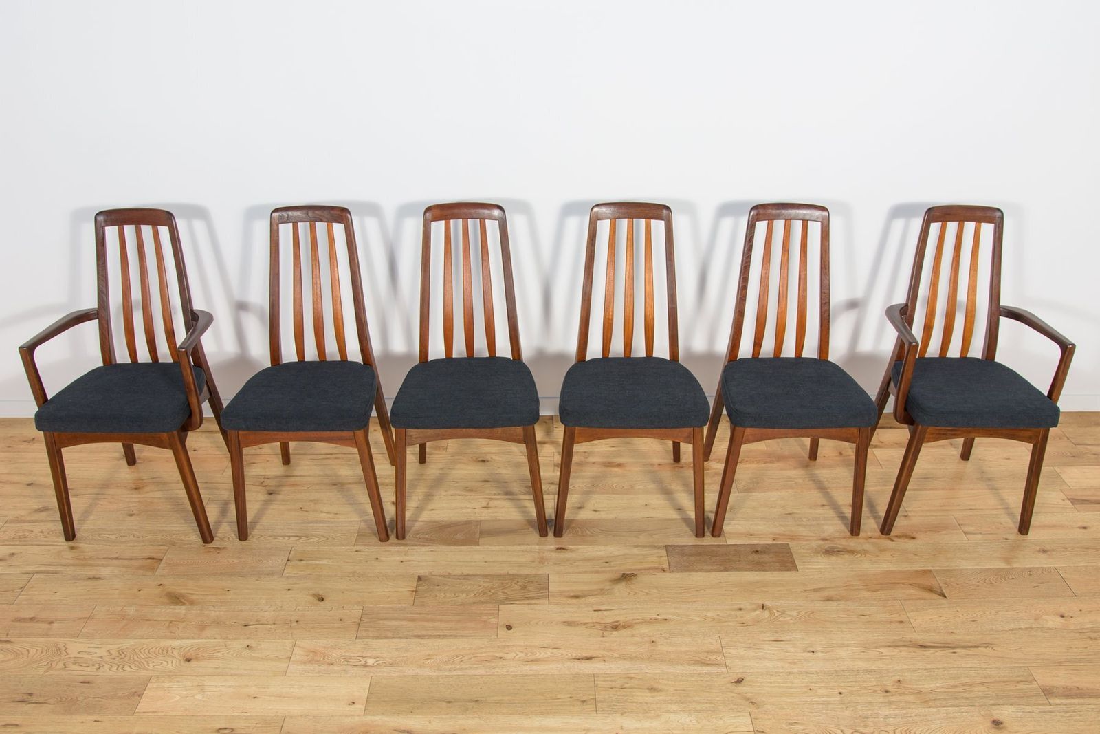 Mid Century Teak Dining Chairs, United Kingdom, 1960s, Set Of 6 photo 1625.0