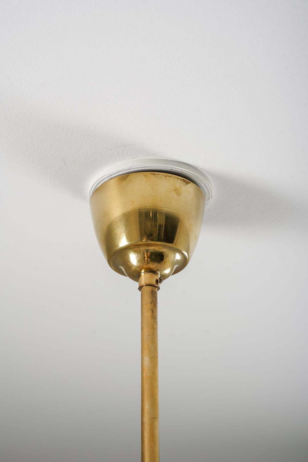 photo vinterior Swedish Modern Brass Chandelier