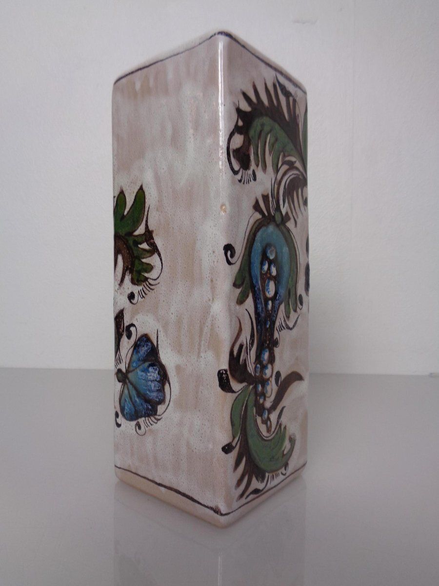 Studio Ceramic Vase By Elio Schiavon For Erhart, Italy, 1970s photo 392.0