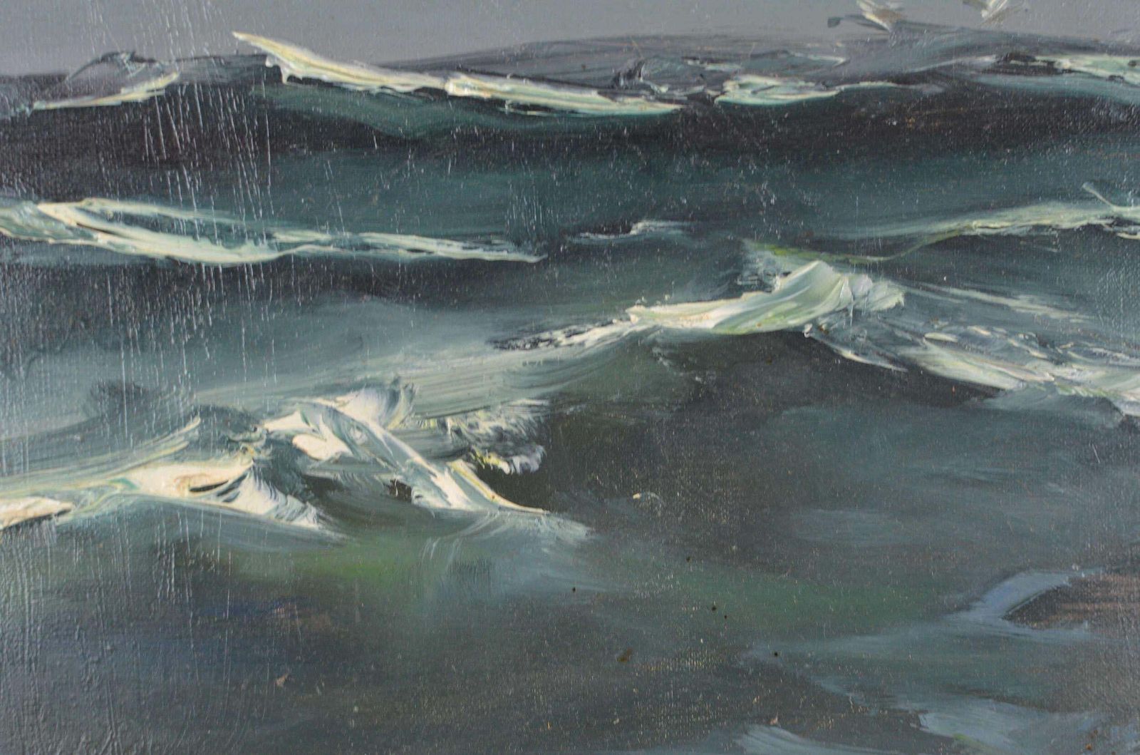 Aleksandrs Zviedris Sea. 1976. Oil On Canvas. 23x32 Cm1967 photo for sale