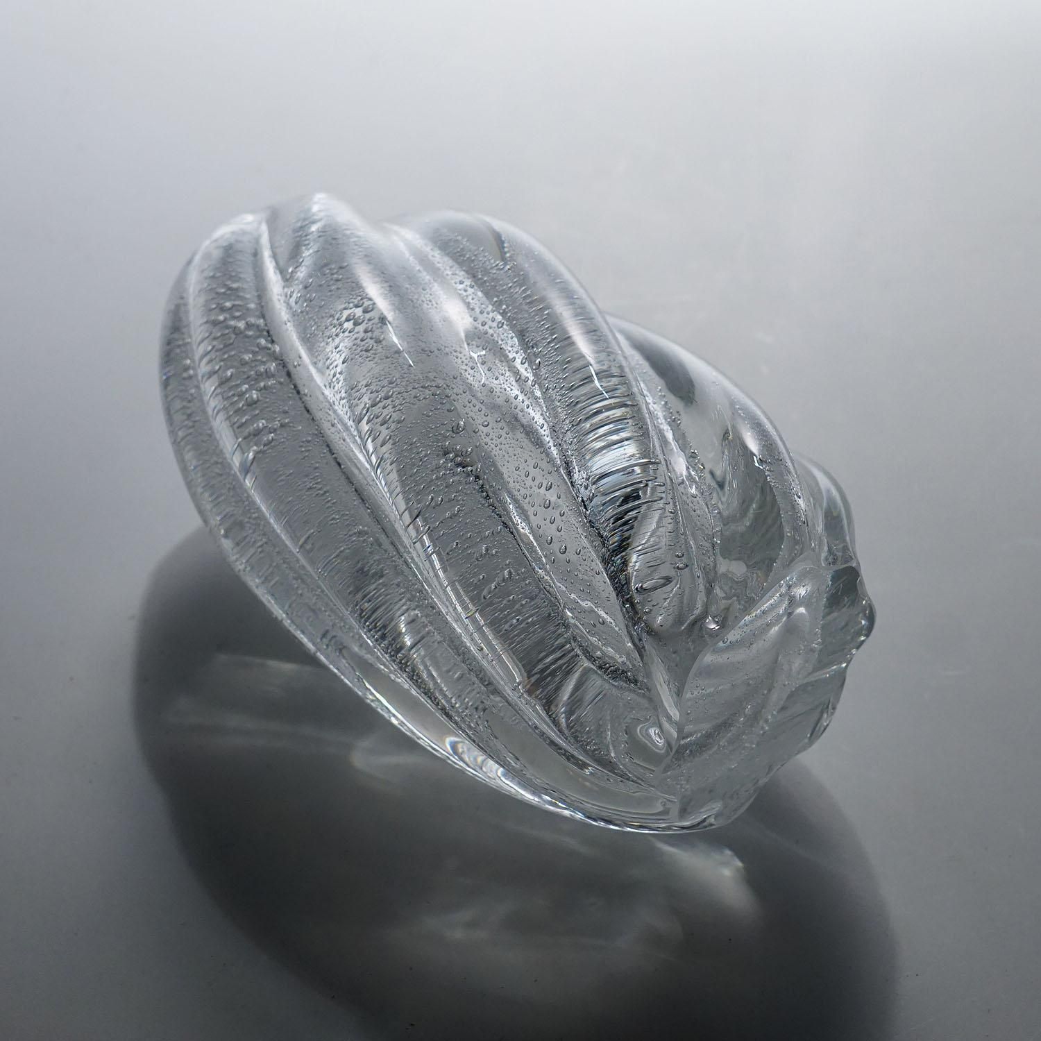 Art Glass Vase With Sodium Bubbles Tapio Wirkkala For Iittala 1940s photo 637.0