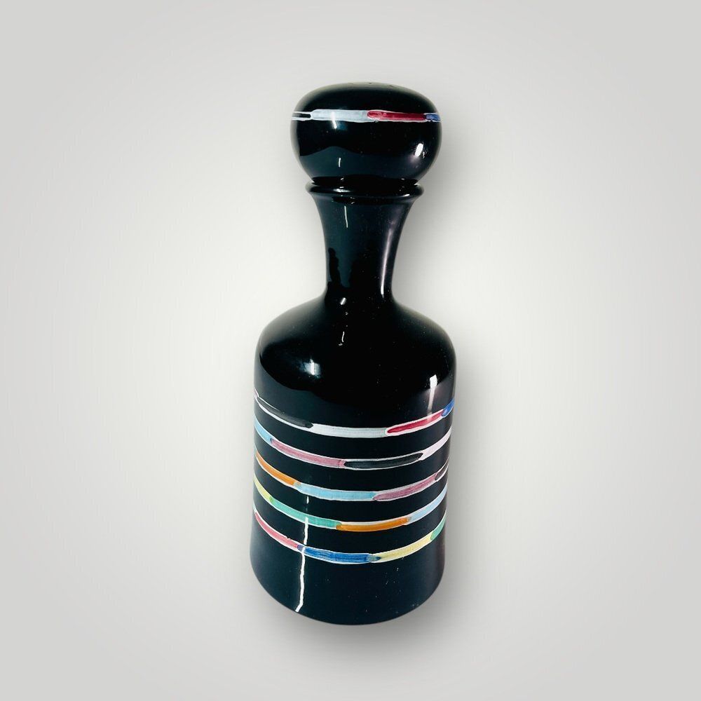 Ceramic Decanter By Piero Dorazio For Deruta, Italy, 1980s photo furniture