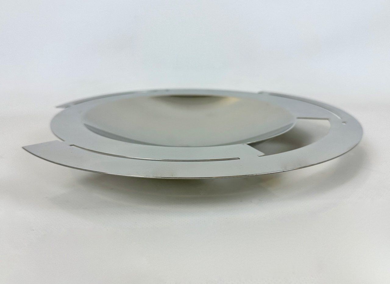 Stainless Steel Bowl By Julie Chamberlain For Amc Art Line, 1990s photo vintage
