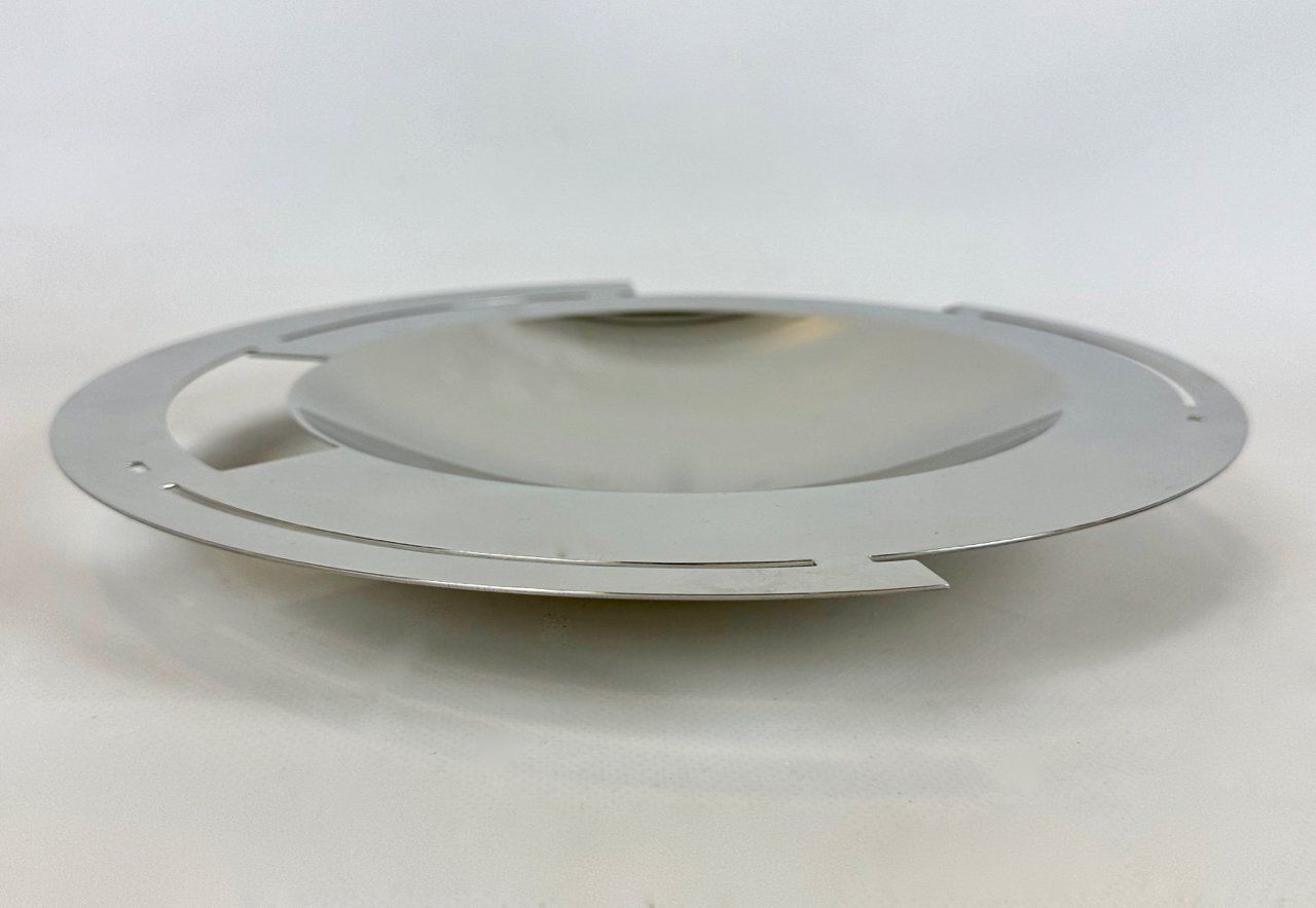 photo furniture Stainless Steel Bowl By Julie Chamberlain For Amc Art Line, 1990s