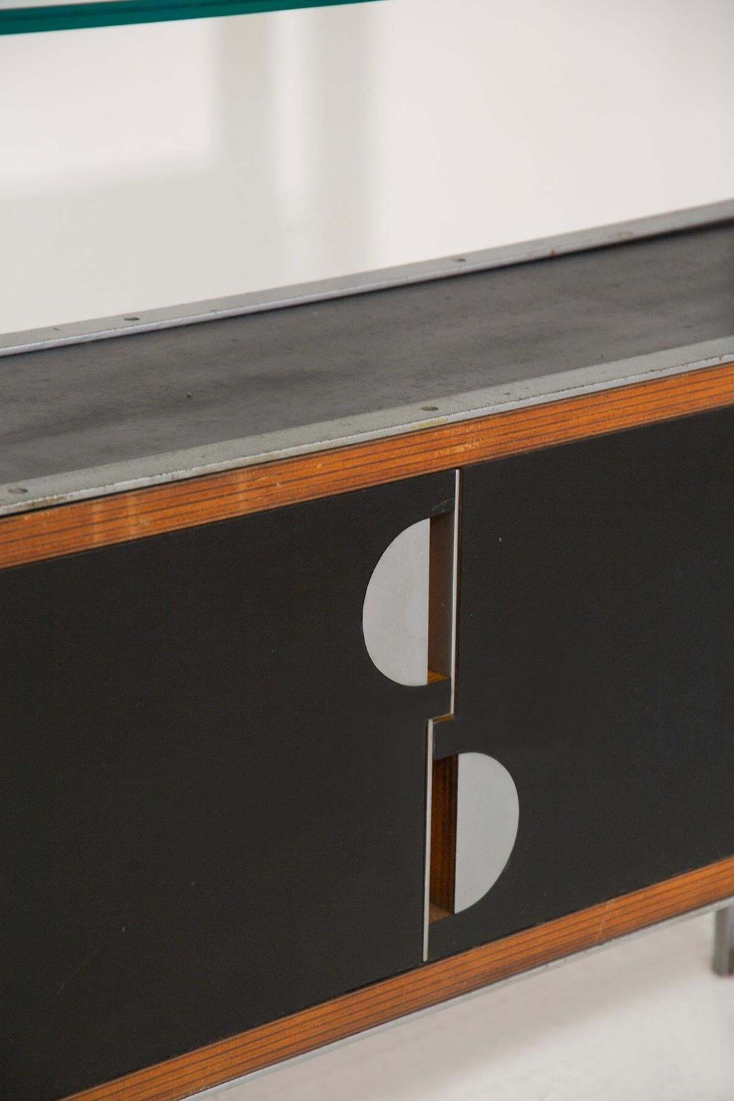 Furniture Italian Modular Ferrotipi Bookcase Room Divider, G. Malacrida & P. Resmini photo