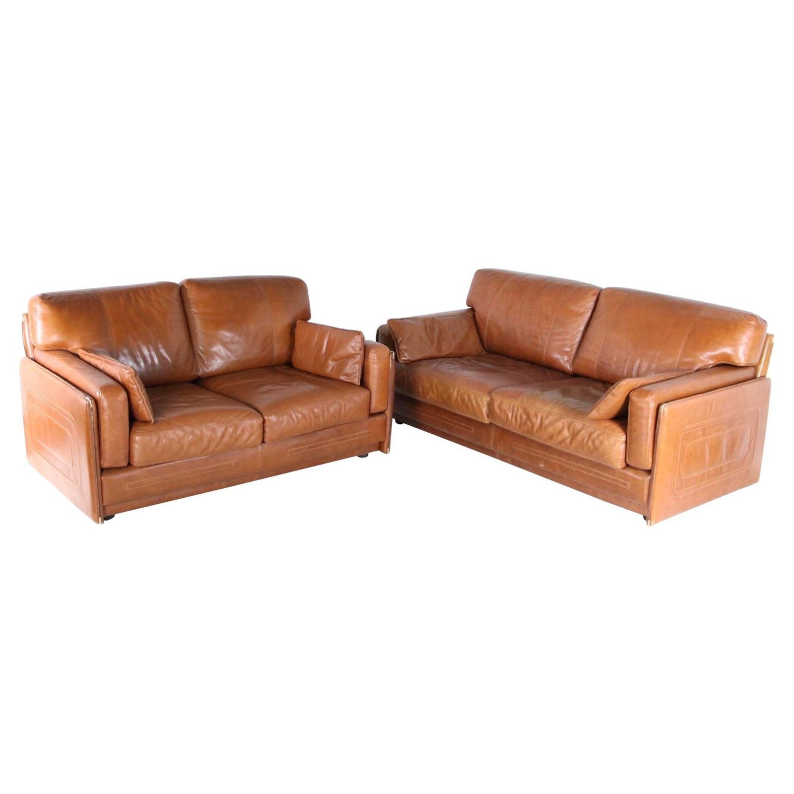 Roche Bobois Leather Living Room  Set