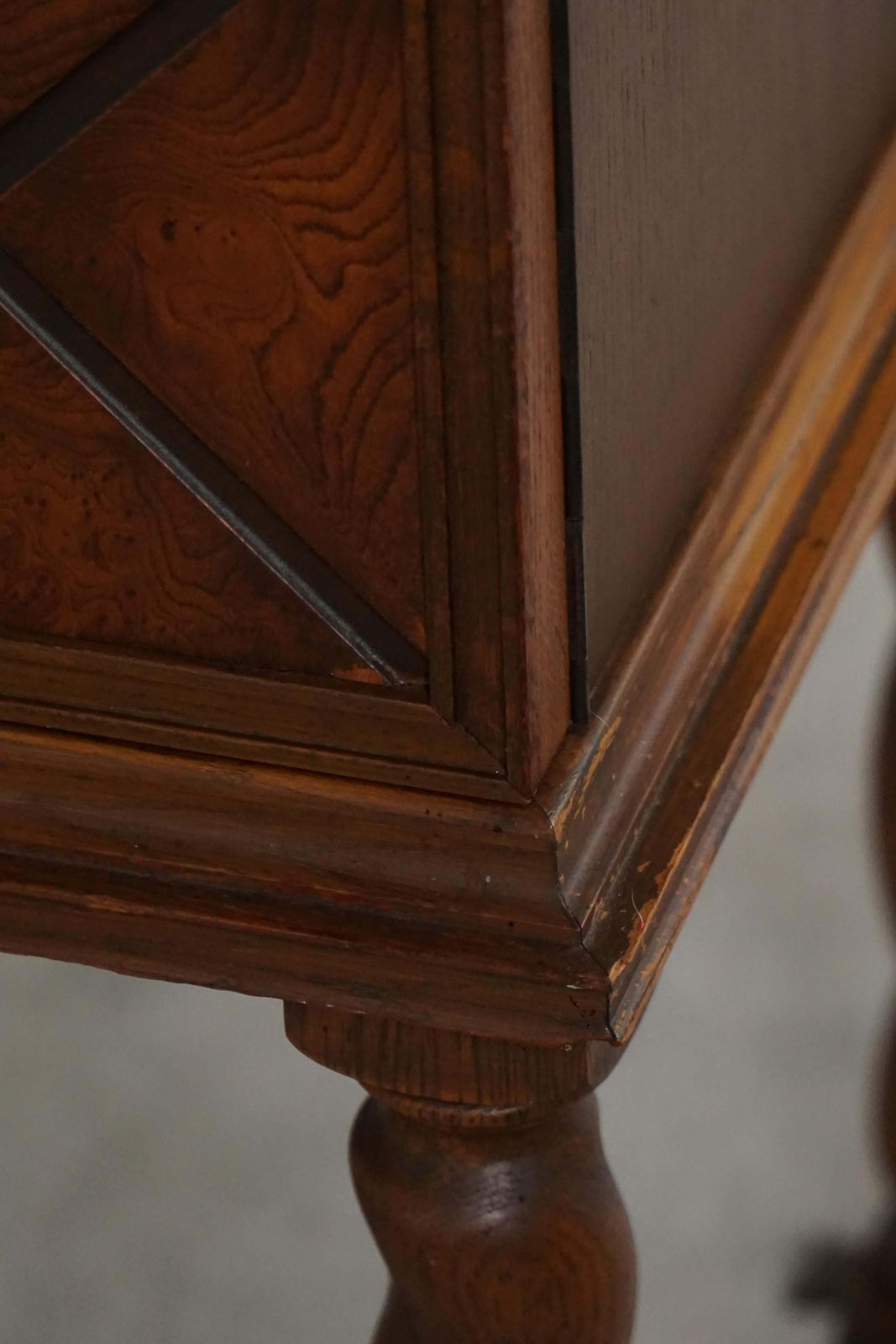 3576.0 Swedish Grace, Geometric Cabinet In Oak, Thysells Möbler, Art Deco, 1940s photo