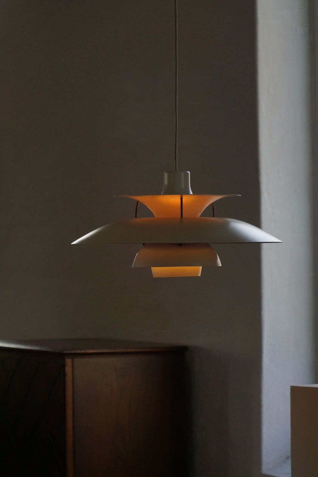 Ph 5 Pendant Lamp By Poul Henningsen For Louis Poulsen, Denmark, 1958 photo for sale