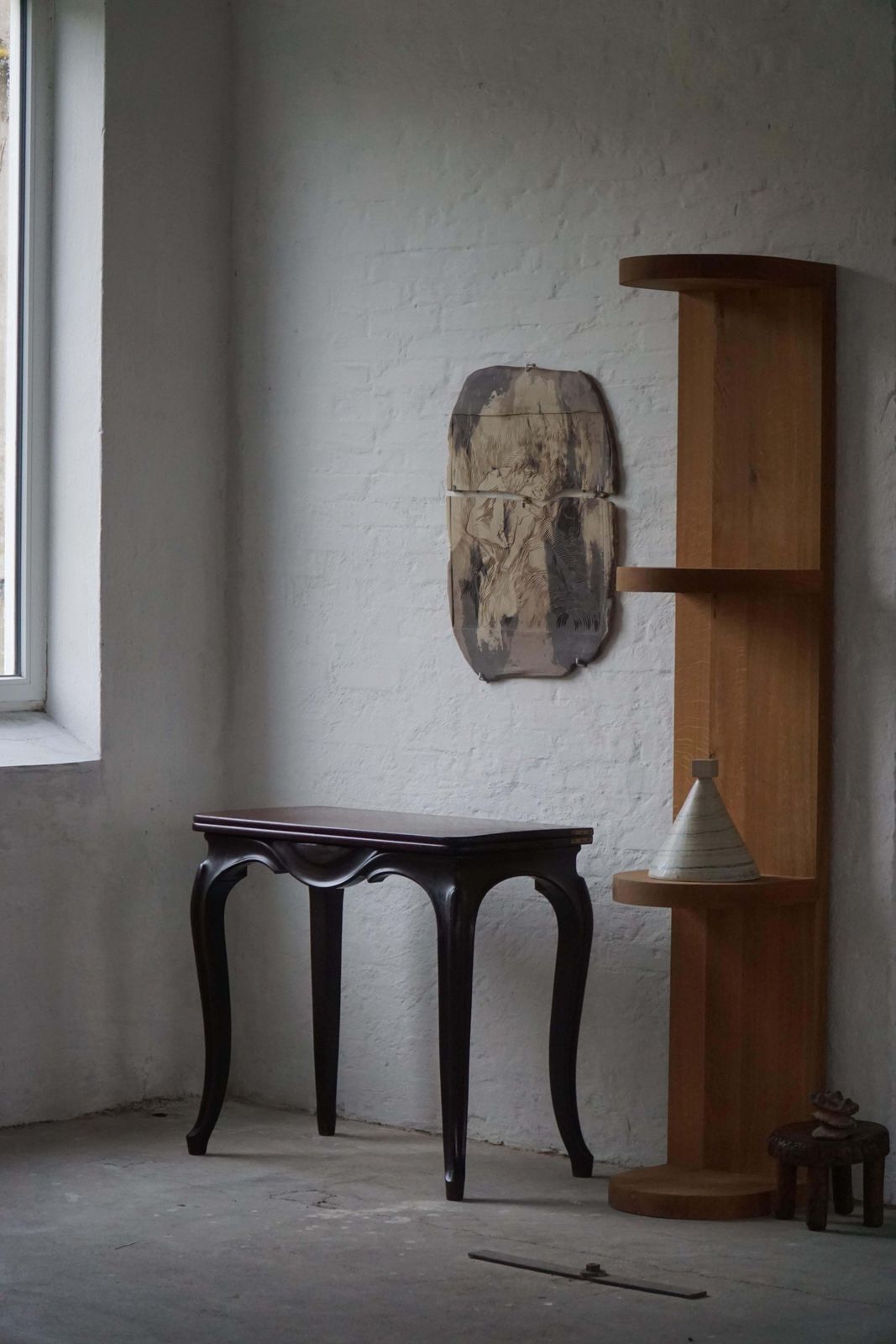photo for sale English Rococo Revival Folding Table / Game Table In Wood, 19th Century