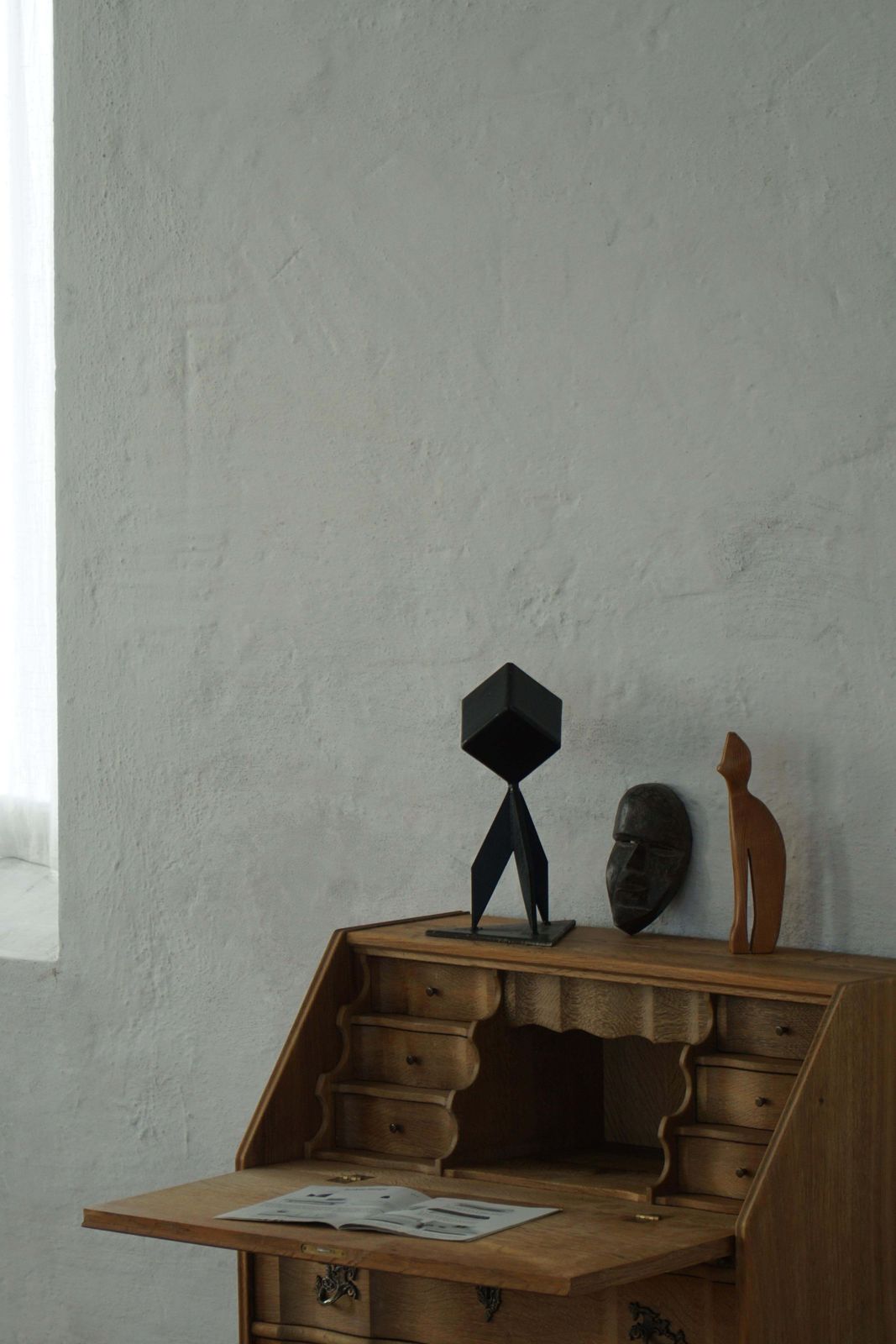 photo vinterior Mid 20th Century, Decorative Abstract Scandinavian Metal Sculpture, Circa 1950s