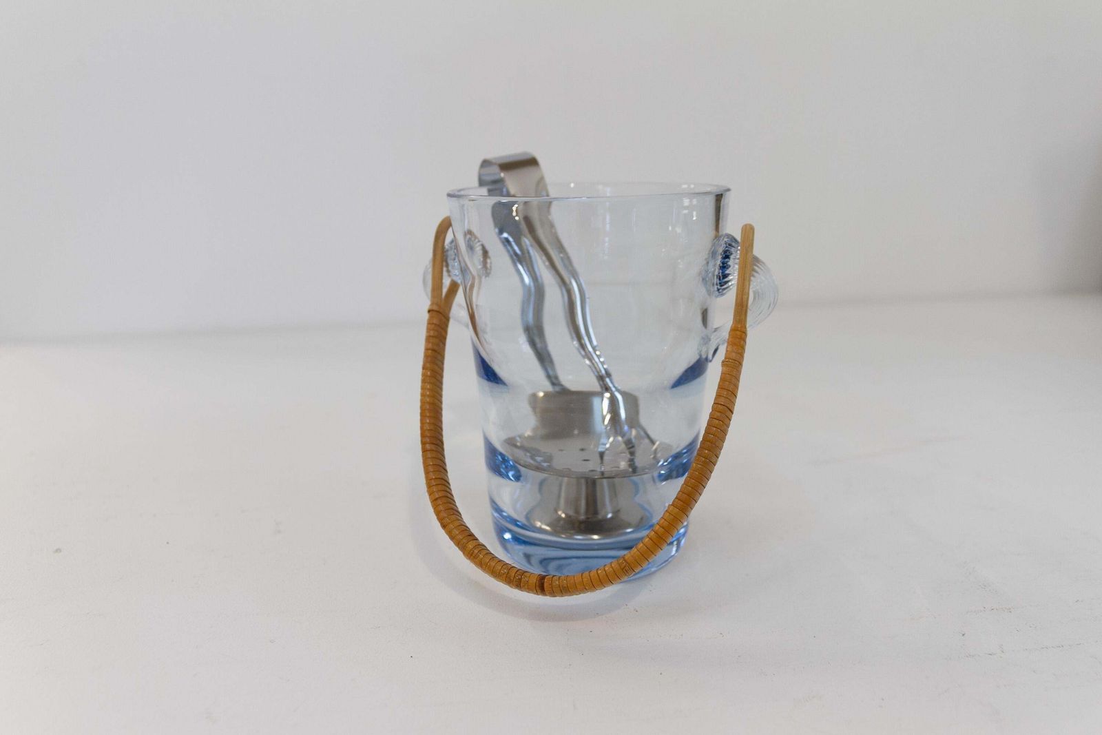 Danish Glass Ice Bucket By Per Lütken For Holmegaard, 1960s. photo buy