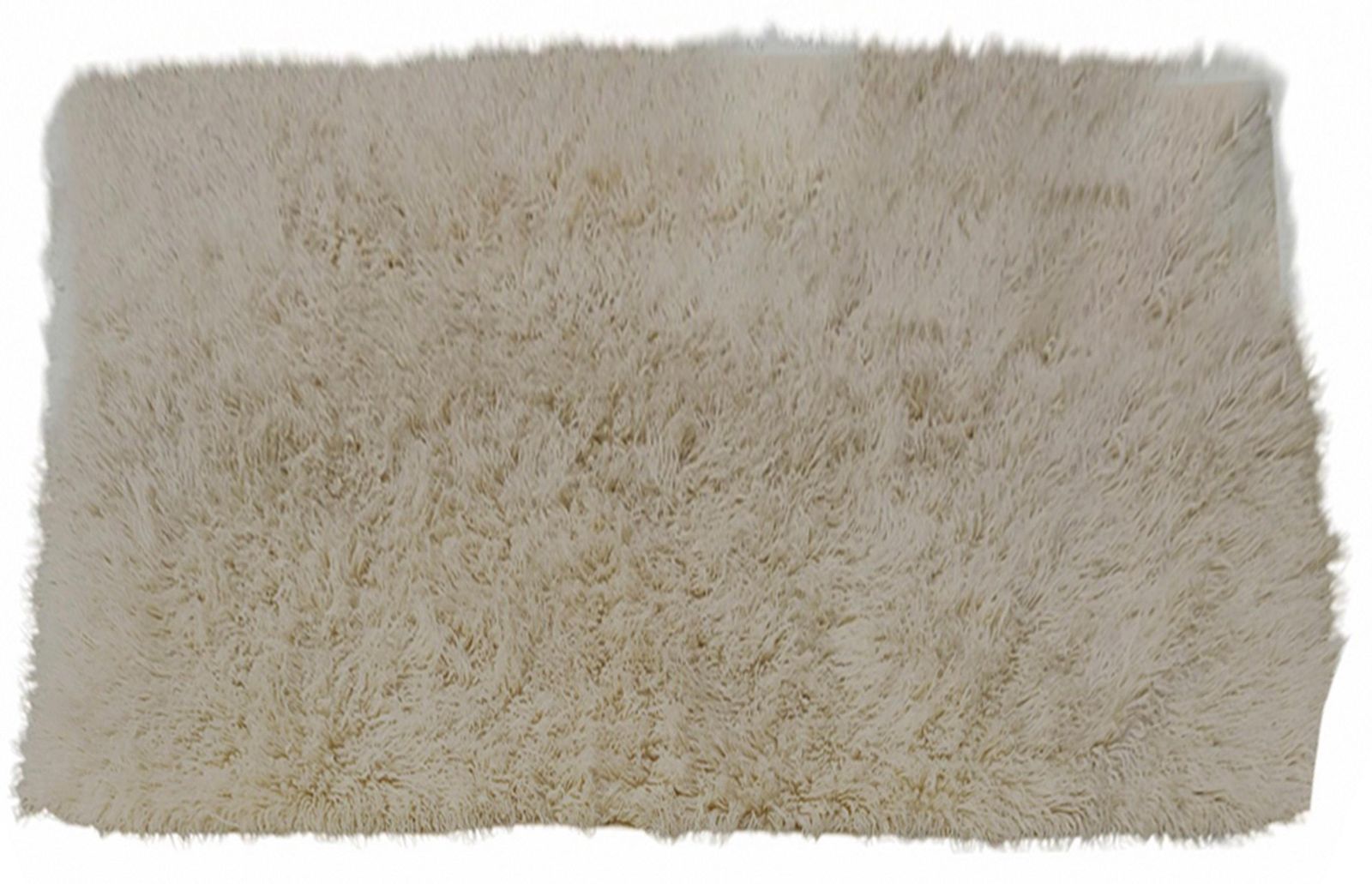 Tulu Rug In Soft Ivory Wool, Italy 1970s photo 711.0