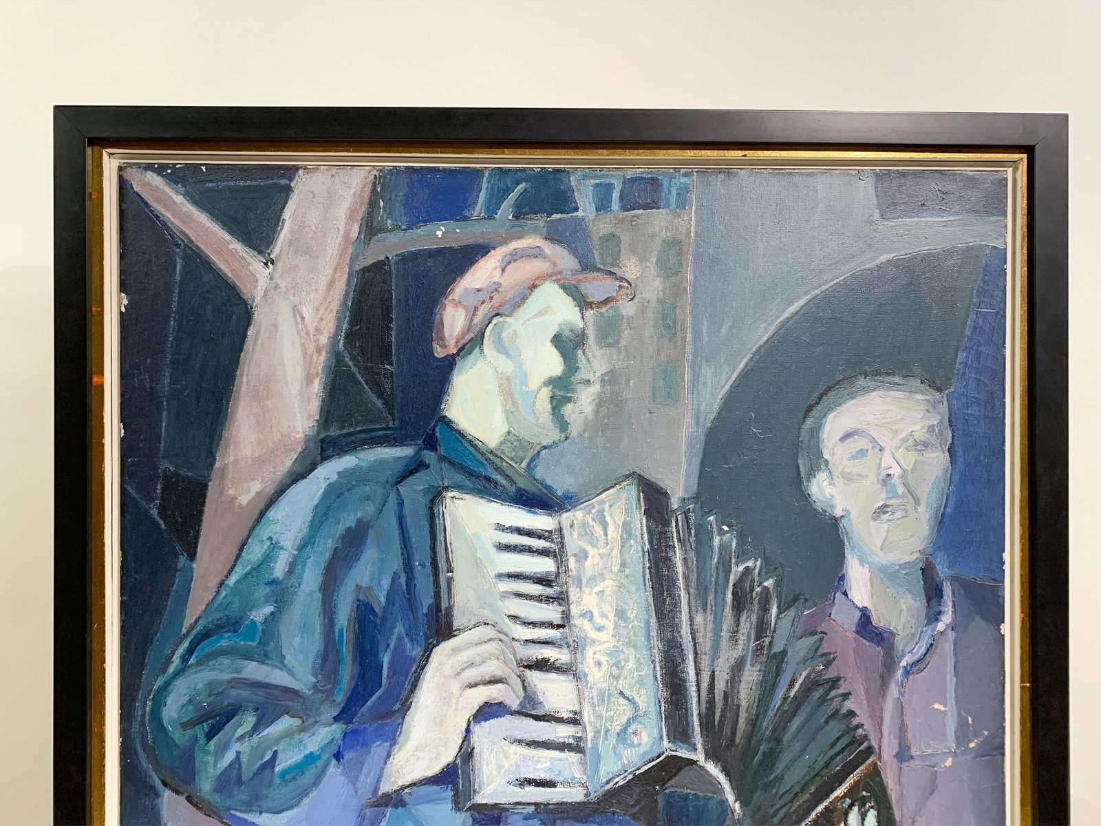"Nocturne" Painting, Mid Century School Of Paris Signed By Samuel Mandelbaum photo for sale