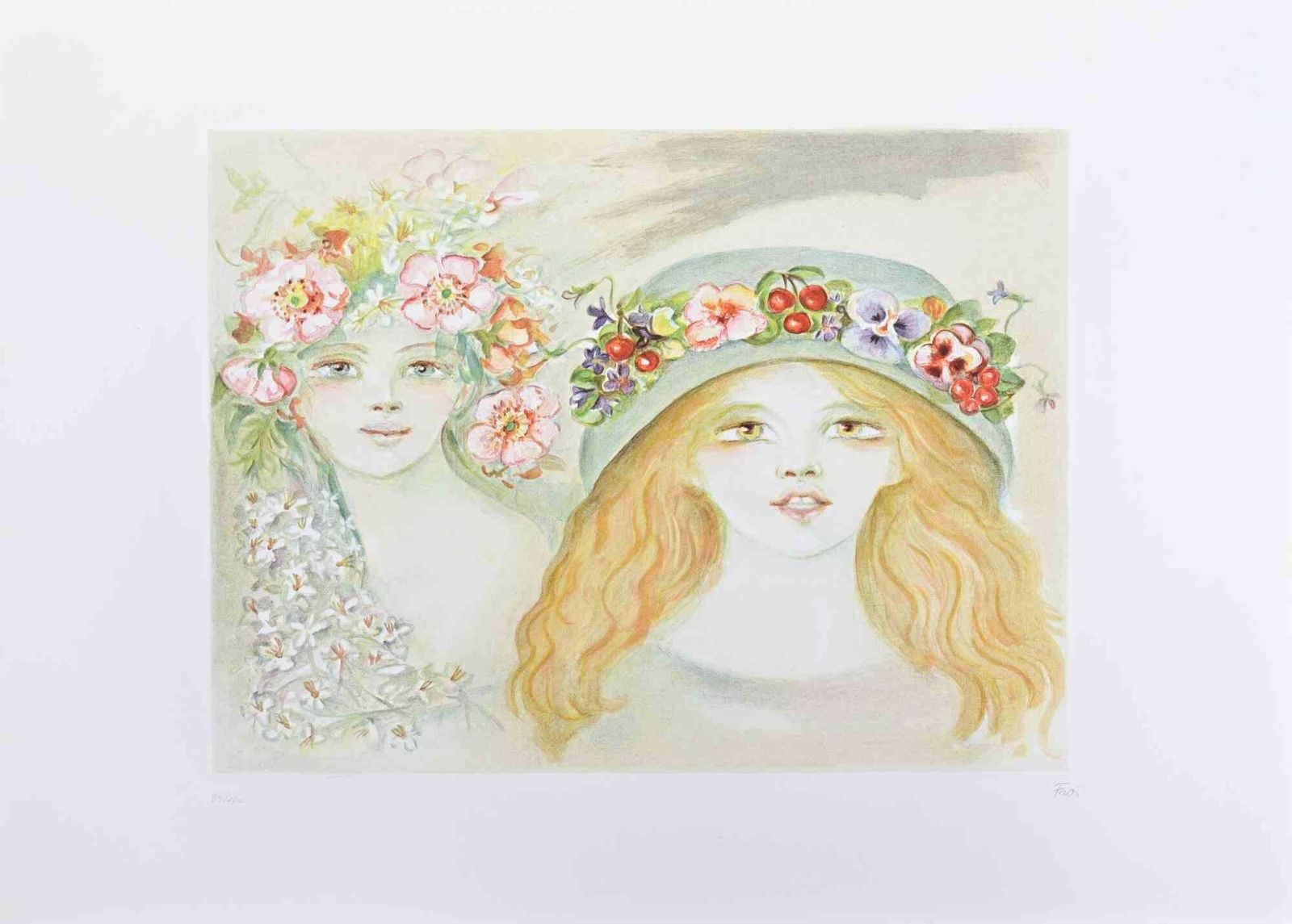 Felicita Fraisybils   Lithograph By Felicita Frai   1980s1980s