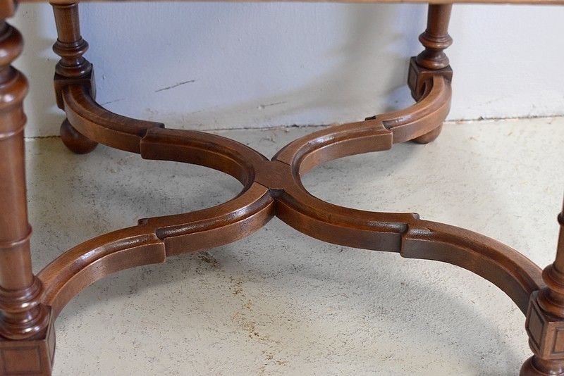 Louis XIV Square Stool  1900 photo vinterior