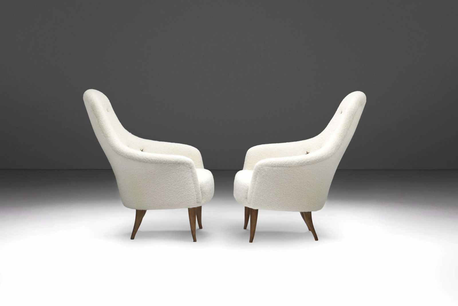 Pair Of “Adam” Easy Chairs By Kerstin Hörlin Holmquist, Sweden, 1950s photo Furniture