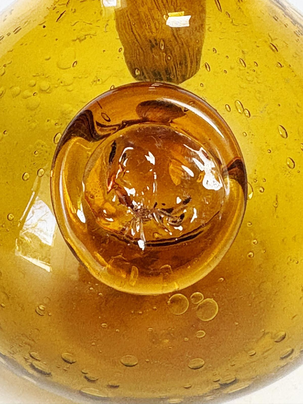 photo furniture Pair Of Blown Glass Bottles From Biot, France, 1970