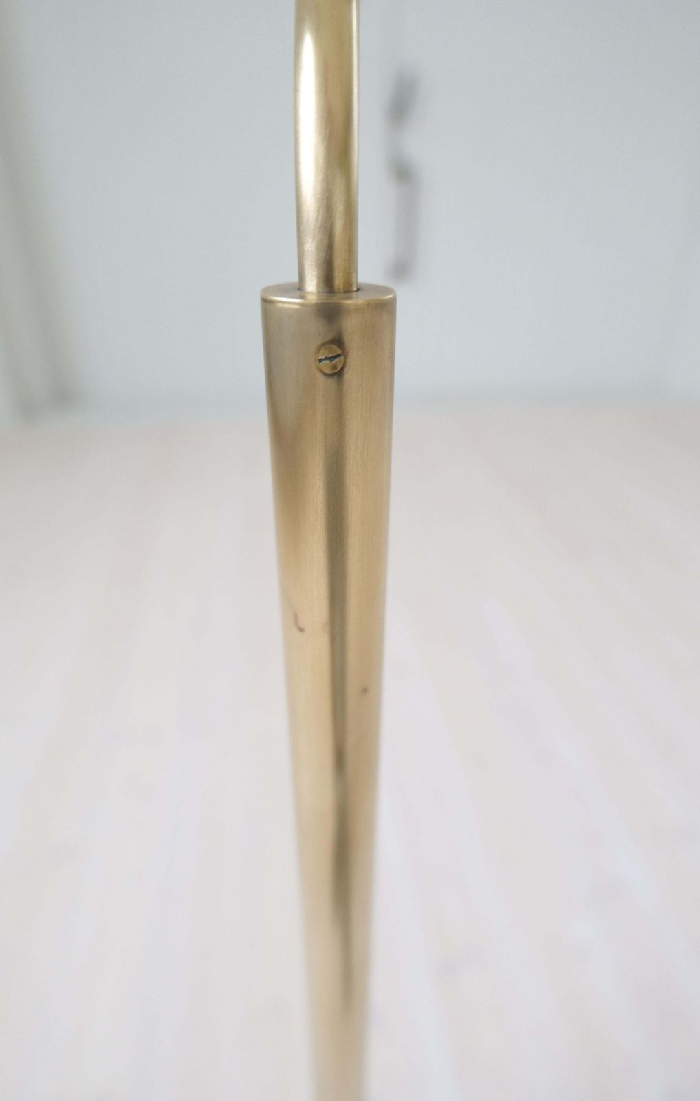 Mid Century Modern Sculptural Brass Floor Lamps Luxus, Sweden, 1970s photo 2221.0