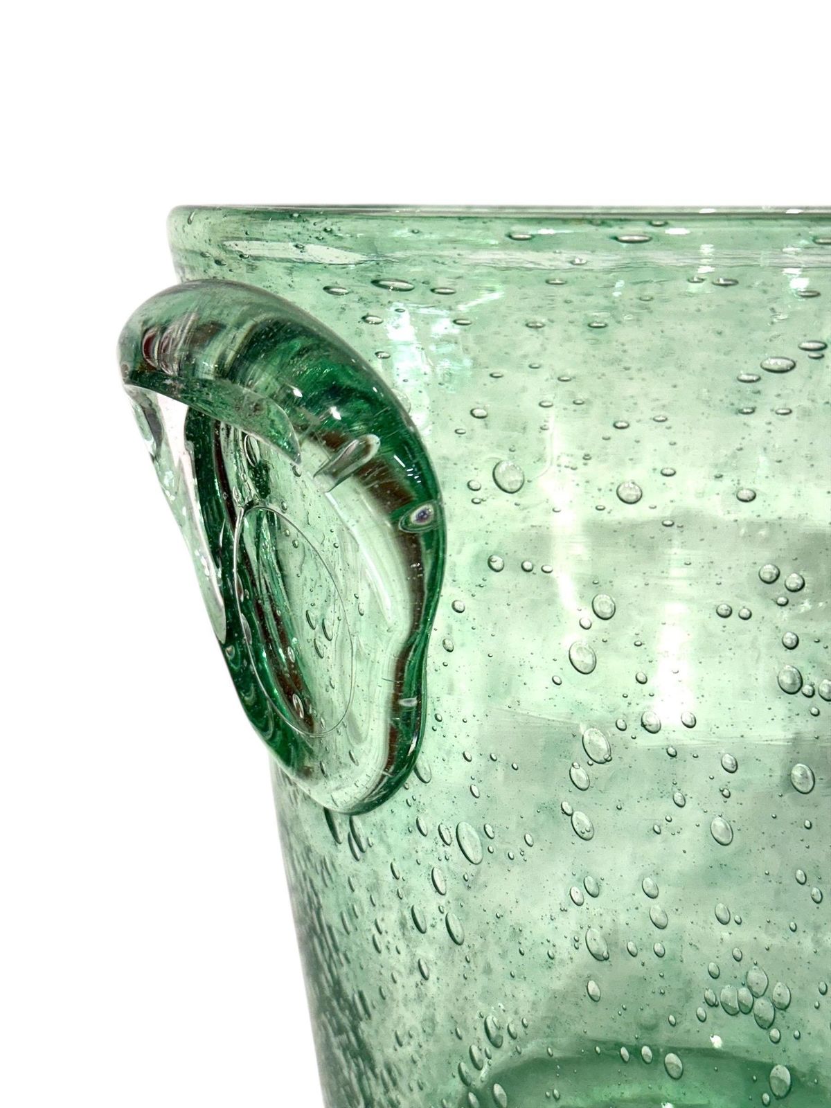 Biot Bubble Glass Champagne Bucket, 20th Century photo furniture