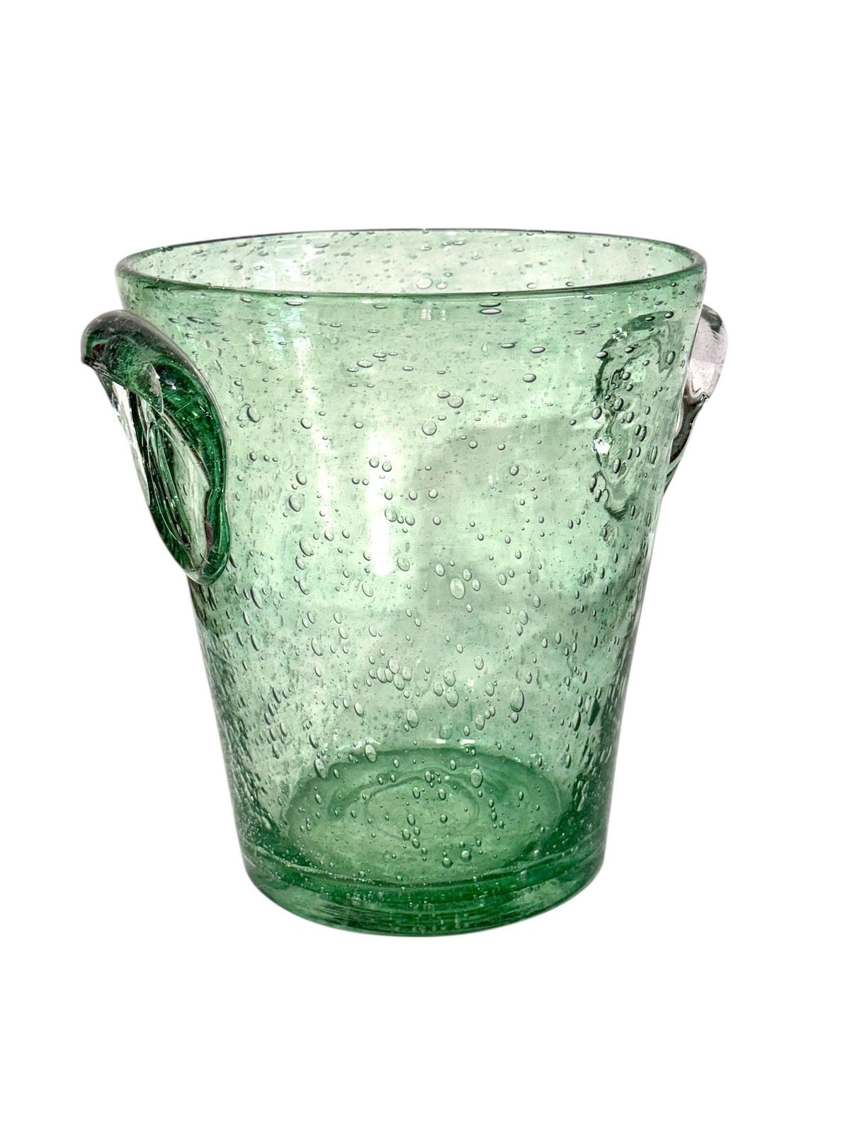 Biot Bubble Glass Champagne Bucket, 20th Century photo vinterior