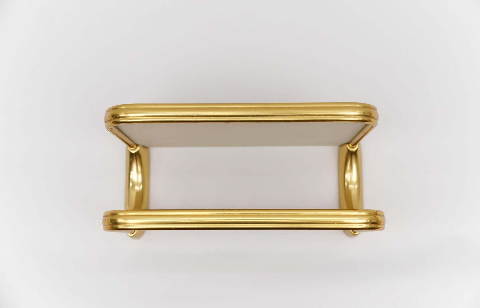 Lovely Brass And Glass Wall Shelf, Mid Century Modern 1950s photo 666.0