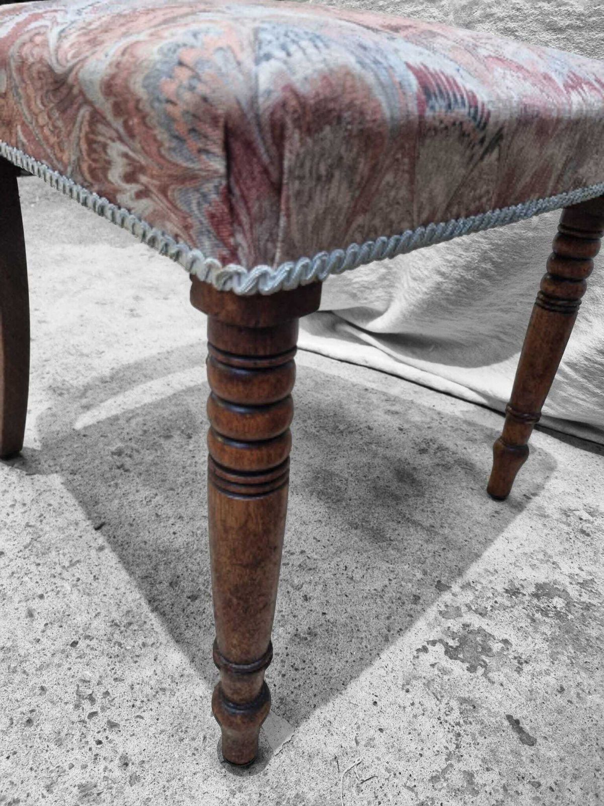 Antique Wooden Dining Chairs / C1880 / Set Of 2 photo vintage