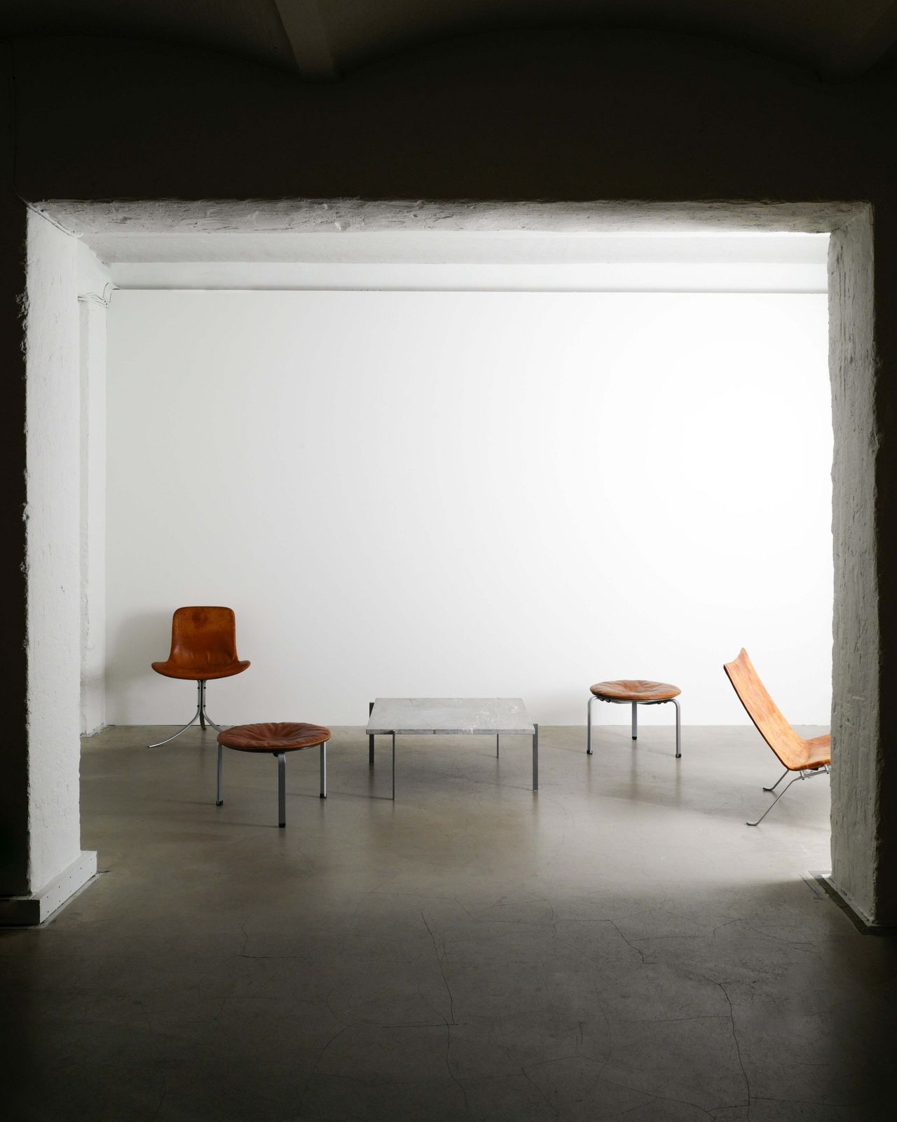 Poul Kjaerholm "Pk61" Coffee Table In Cipollini Marble & Steel By E. Kold, 1960s photo buy