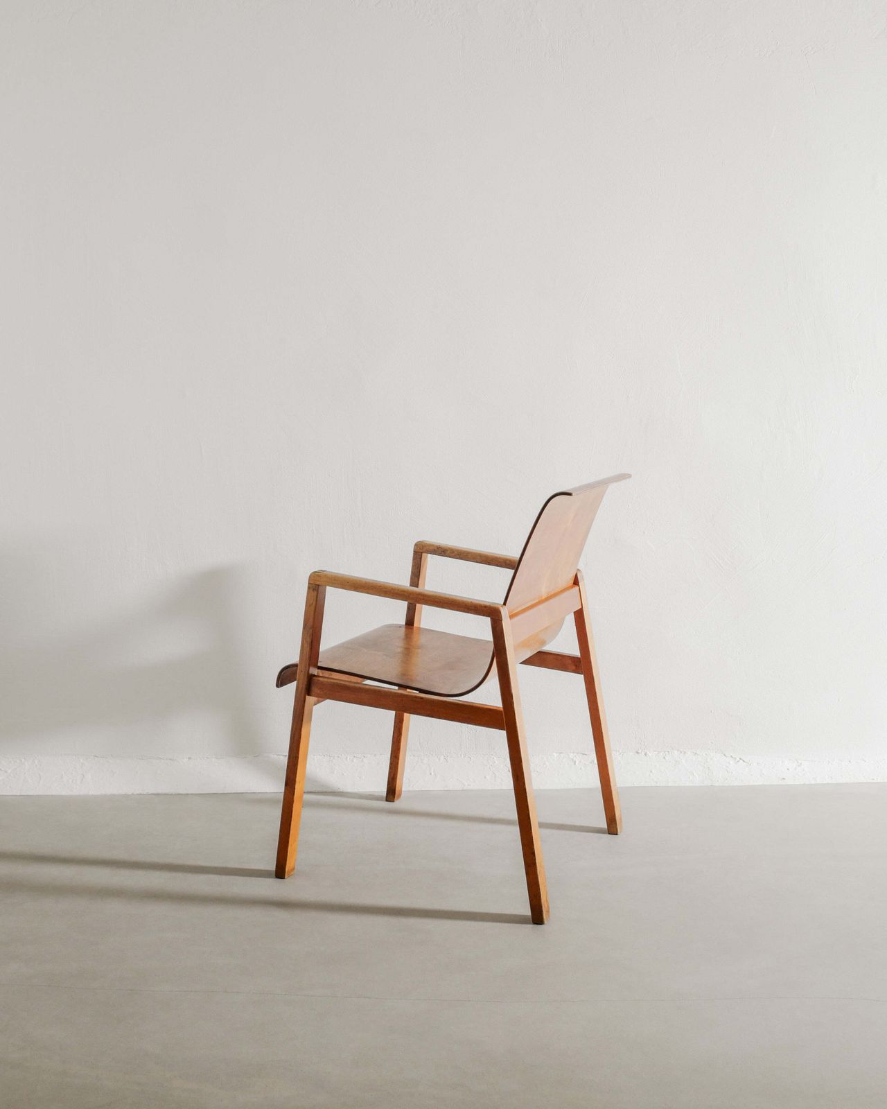 Early Finnish Mid Century Wooden "No 51 / Hallway" Armchair By Alvar Aalto, 1930s photo furniture