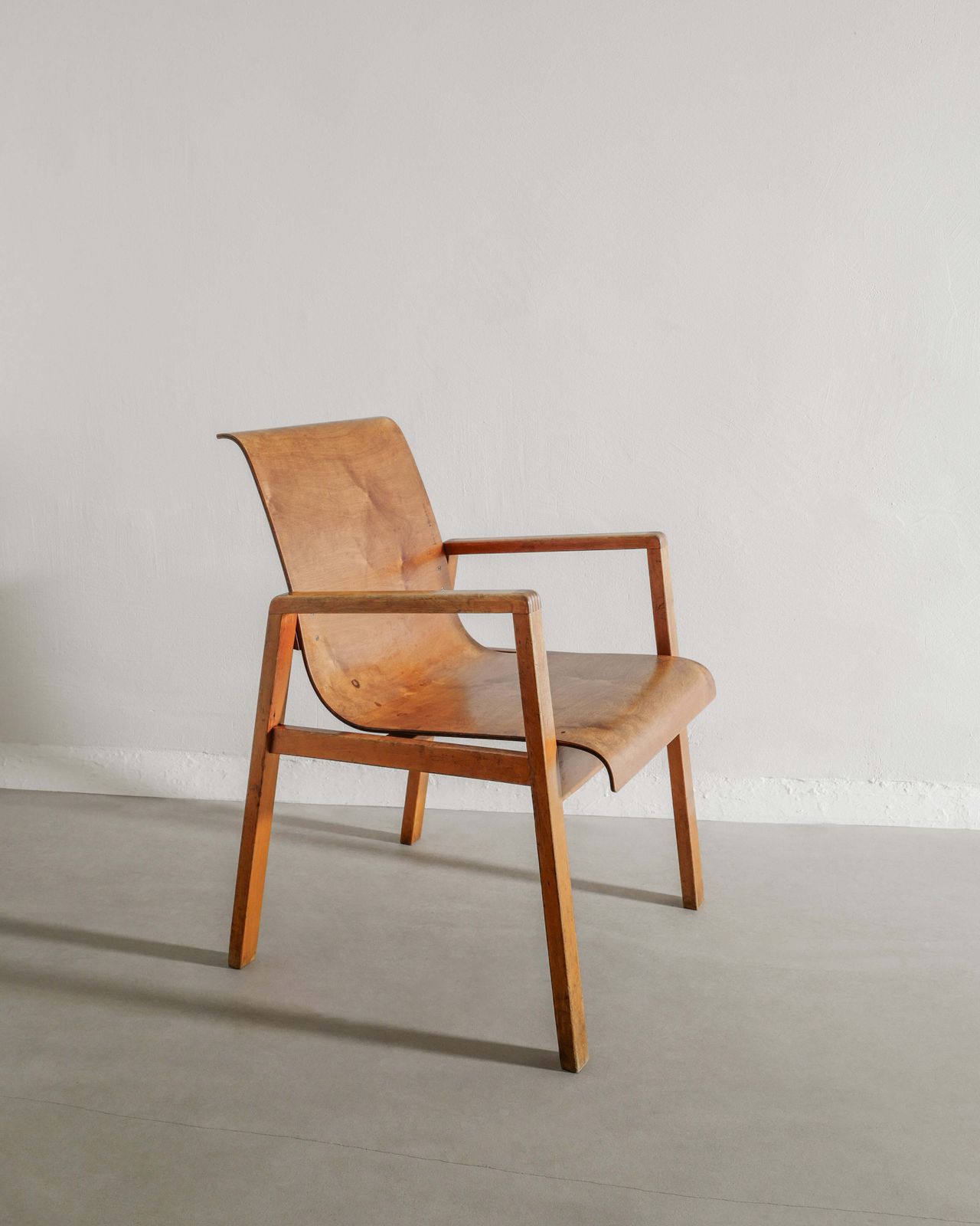 Early Finnish Mid Century Wooden "No 51 / Hallway" Armchair By Alvar Aalto, 1930s photo 6250.0