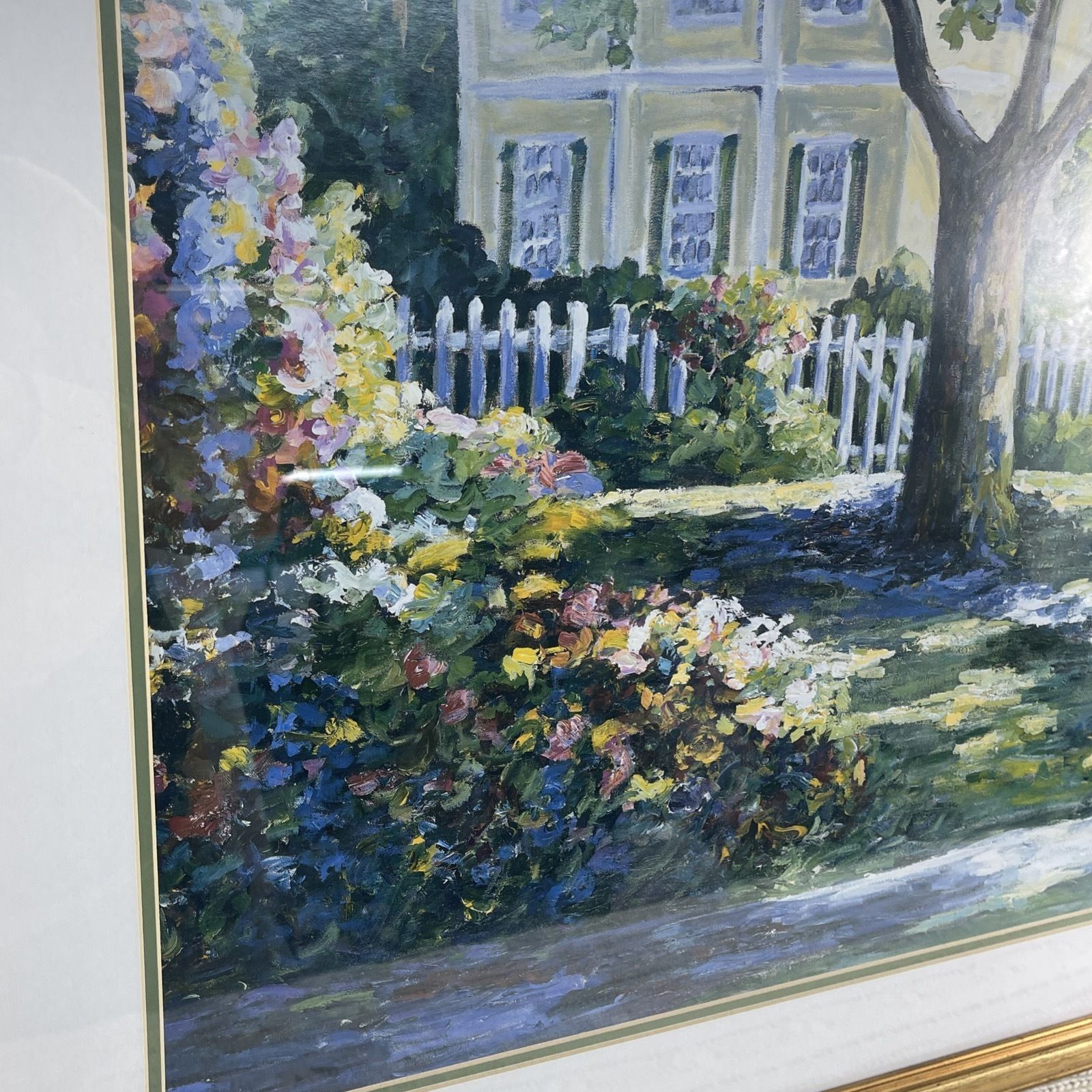 Framed Art Print Garden Path By Nell Revel Smith photo vinterior