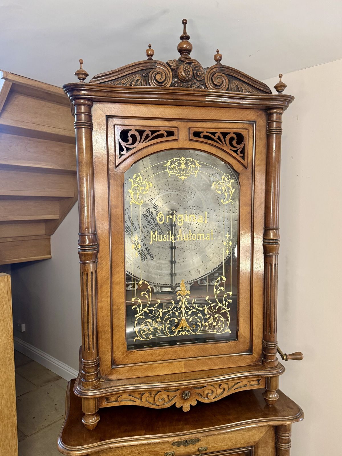 photo furniture Magnificent Large Antique 19th Century Original Musik Automat Symphomian Produced By Lochmanns
