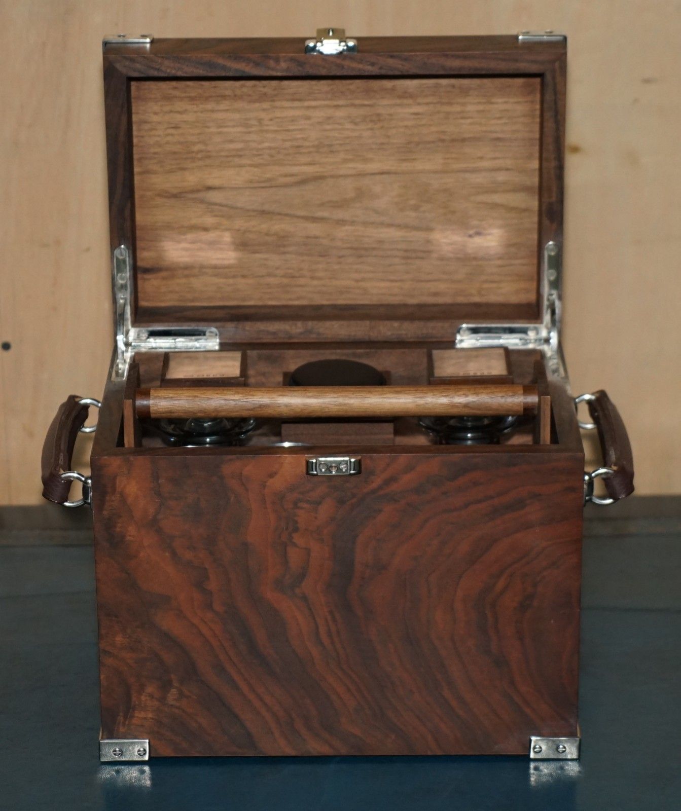 photo for sale Sublime Viscount David Linley Sterling Silver Gentlemans Shooting Compendium