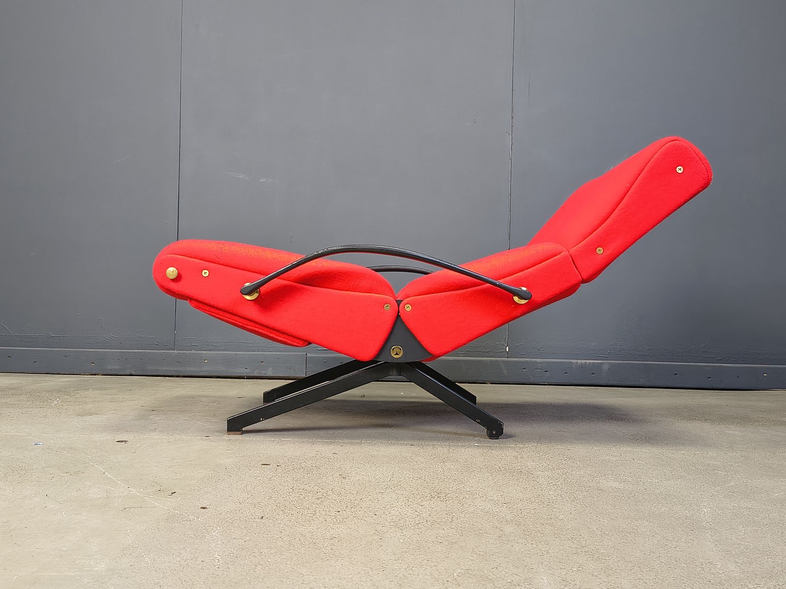 Vintage P40 Lounge Chair By Osvaldo Borsani For Tecno, 1960s