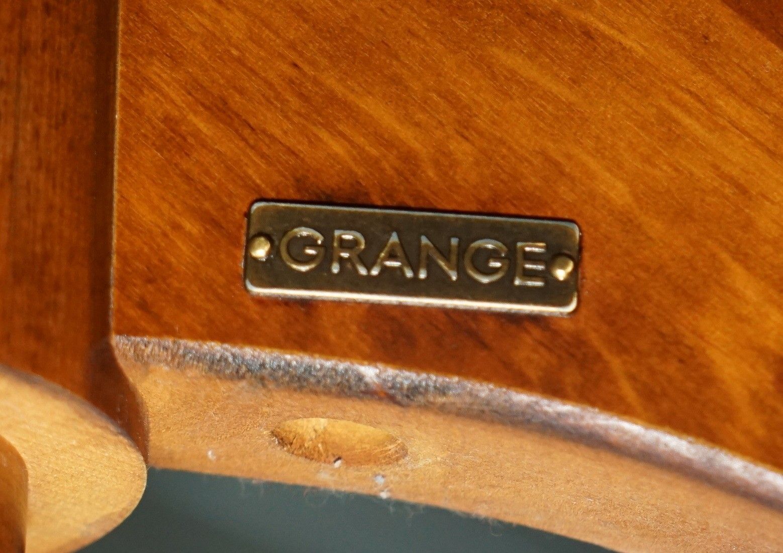 Lovely Grange Paris Bought From Harrods London Cherry Wood Occasional Table photo for sale