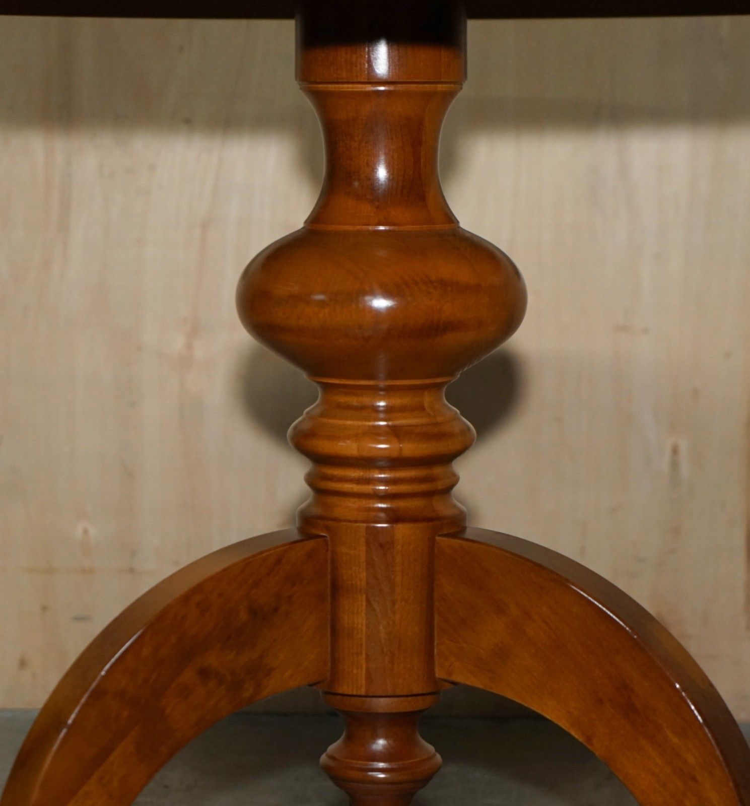 Lovely Grange Paris Bought From Harrods London Cherry Wood Occasional Table photo vintage