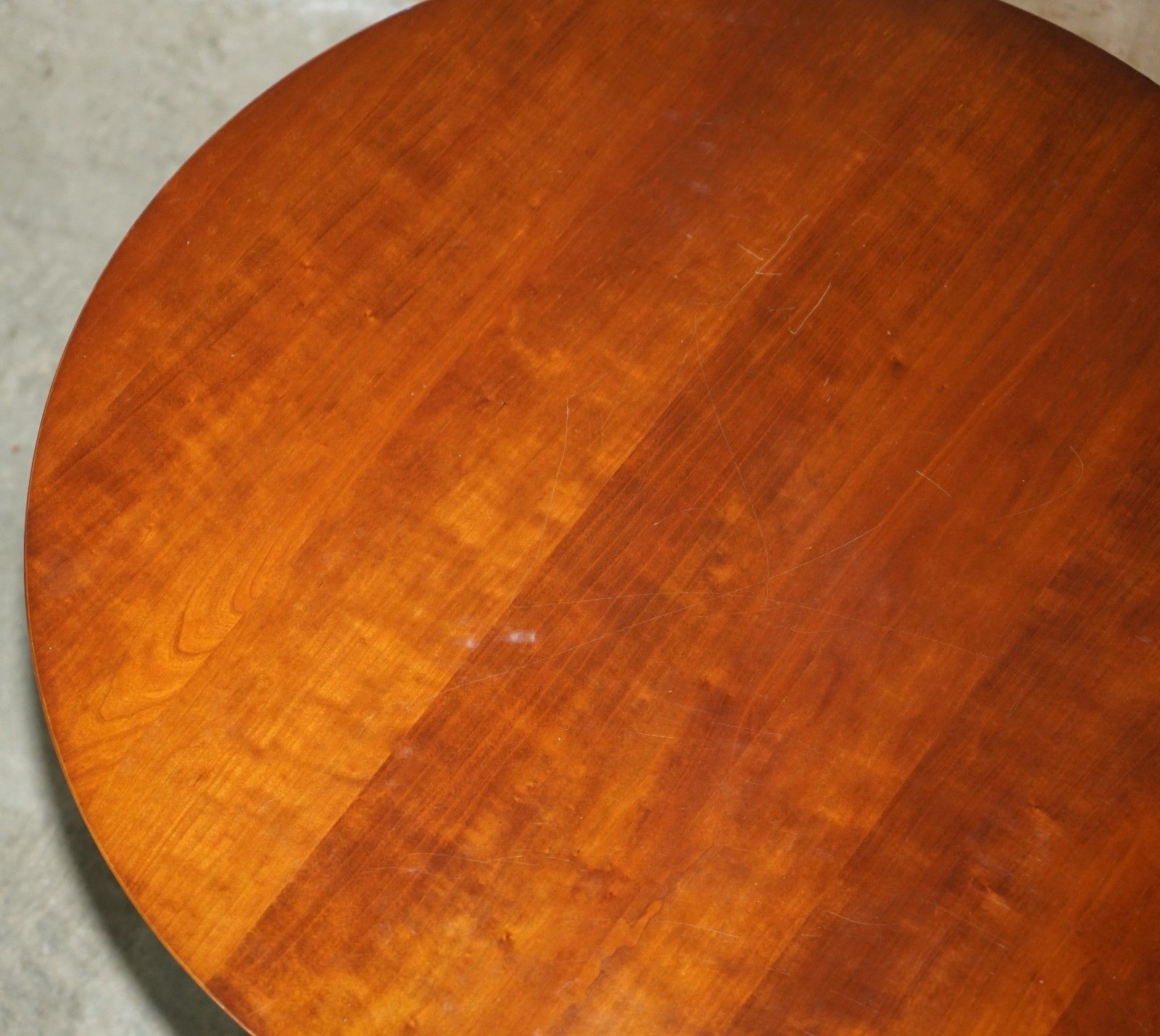 950.0 Lovely Grange Paris Bought From Harrods London Cherry Wood Occasional Table photo