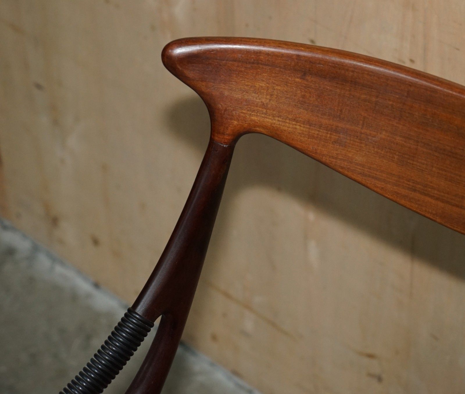 Six 1959 Fully Stamped Arne Hovmand Olsen For Mogens Kold Model 71 Dining Chairs photo buy