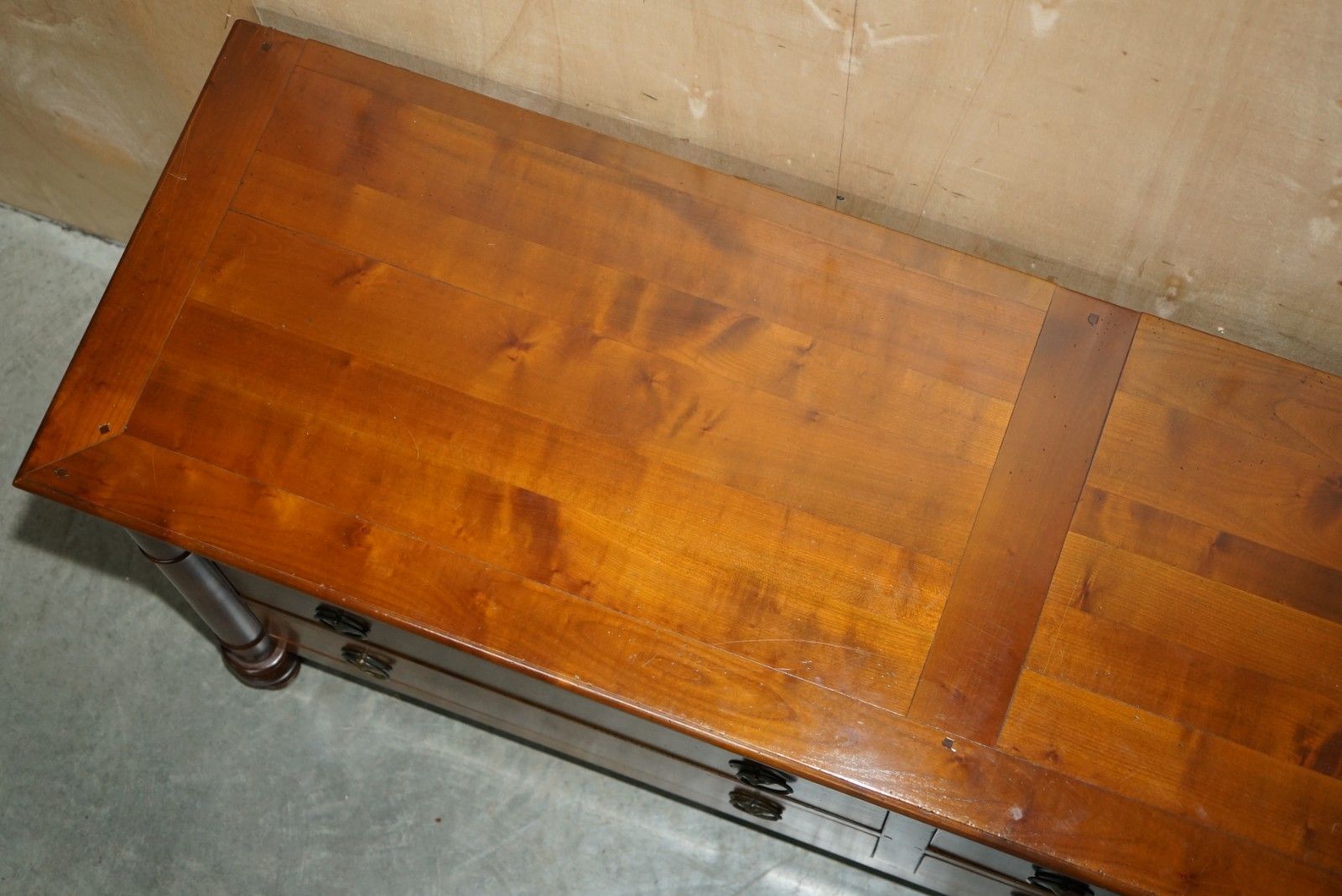 Furniture Lovely Vintage Grange Paris Cherry Wood Sideboard Bought From Harrods London photo
