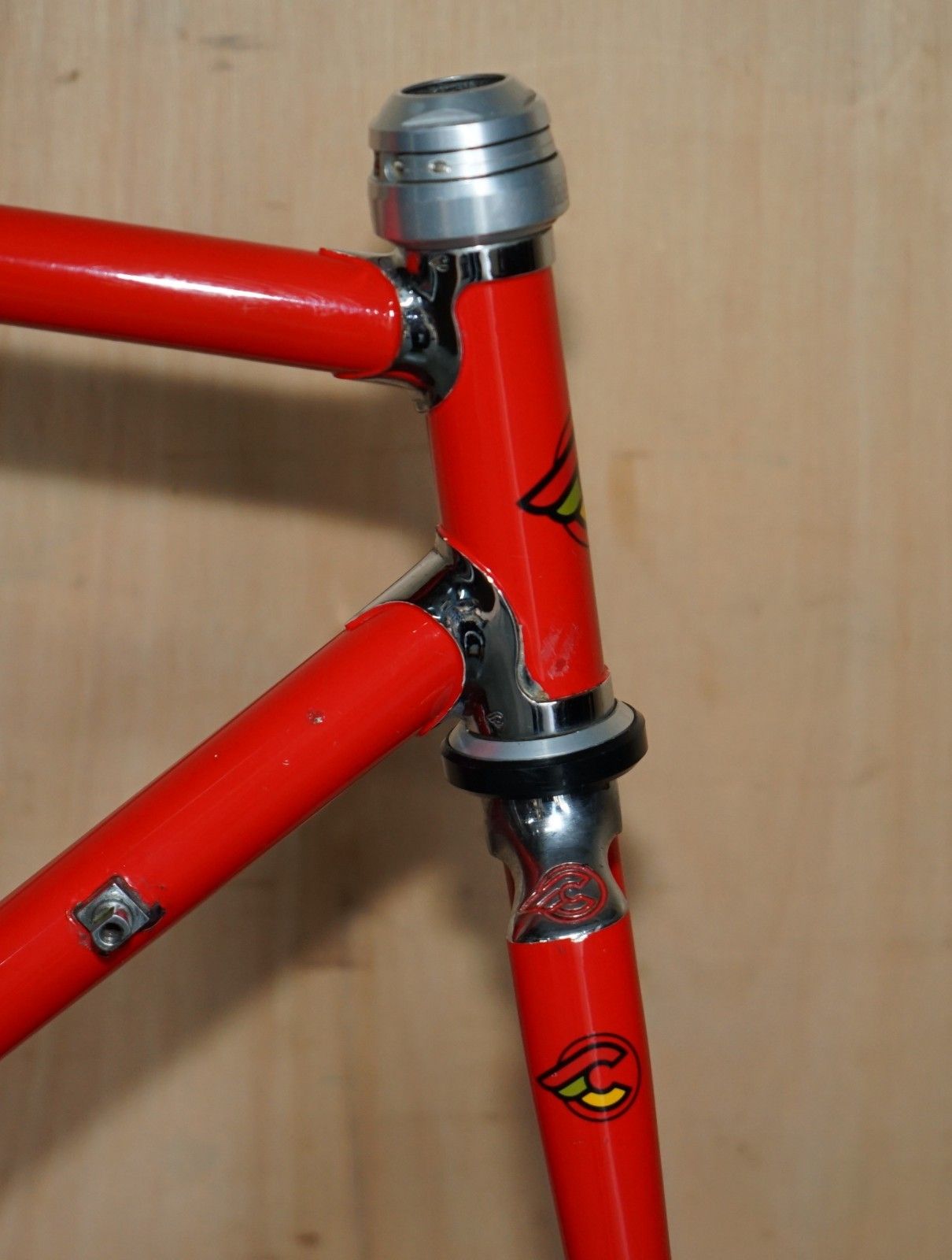 photo vintage Vintage 1990's Cinelli Supercorsa Columbus Slx New 54cm Road Bike Frameset
