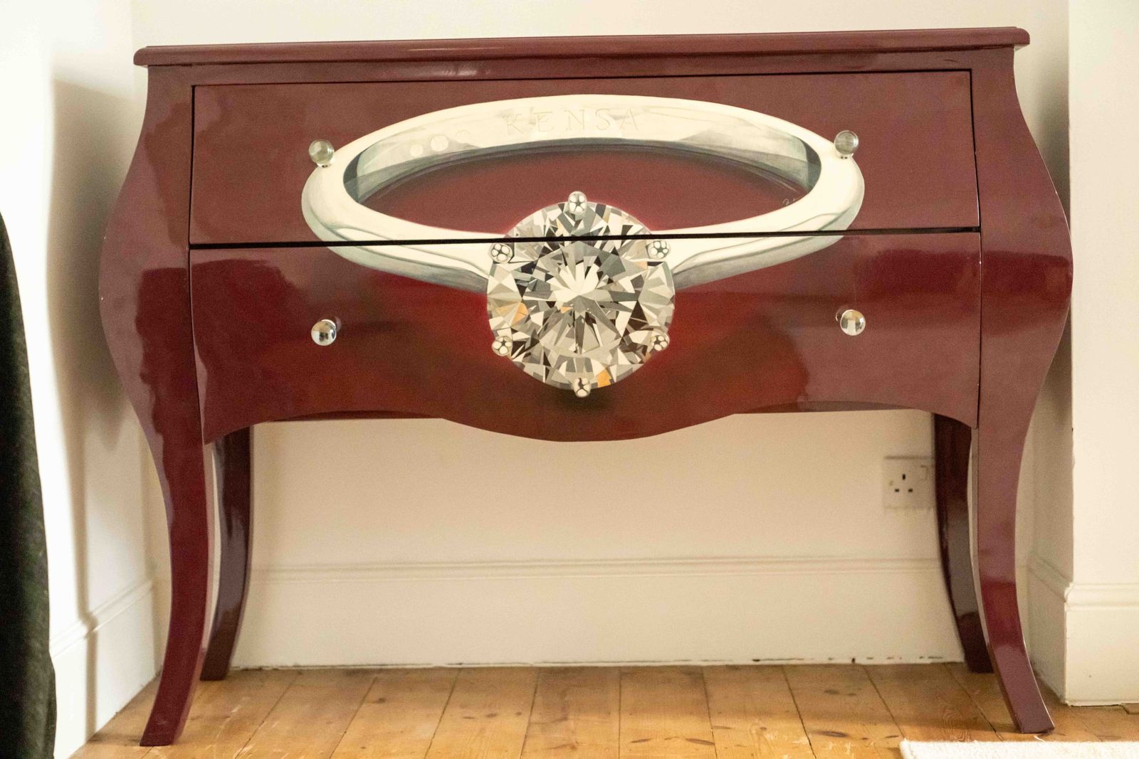 photo furniture Kensa Design Lacquered Sideboard Chest Of Drawers – Hand Painted By Kensa Designs