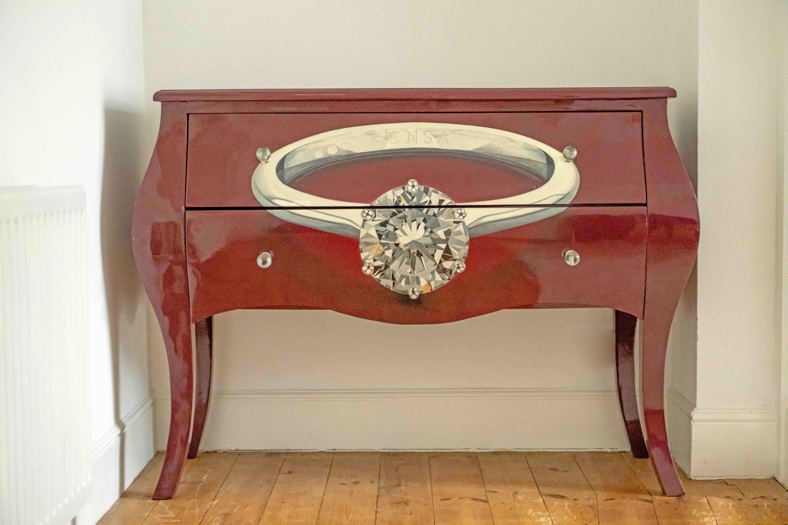 photo vinterior Kensa Design Lacquered Sideboard Chest Of Drawers – Hand Painted By Kensa Designs