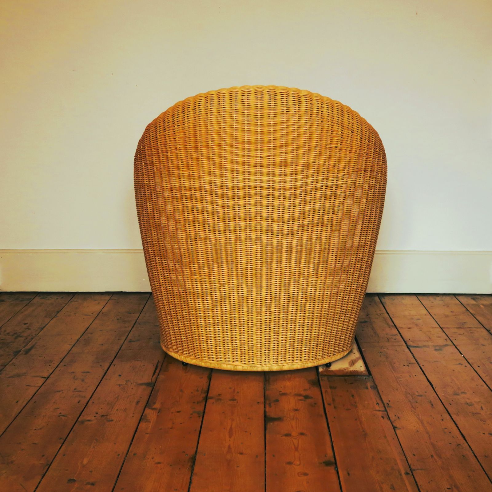 'King Tubby' Wicker Chair By Miki Astori For Driade photo Furniture