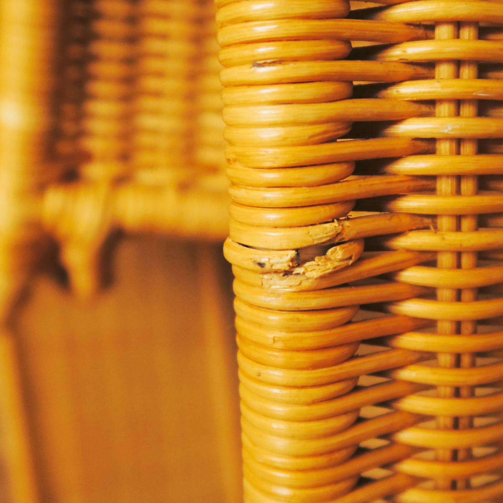 photo for sale 'King Tubby' Wicker Chair By Miki Astori For Driade